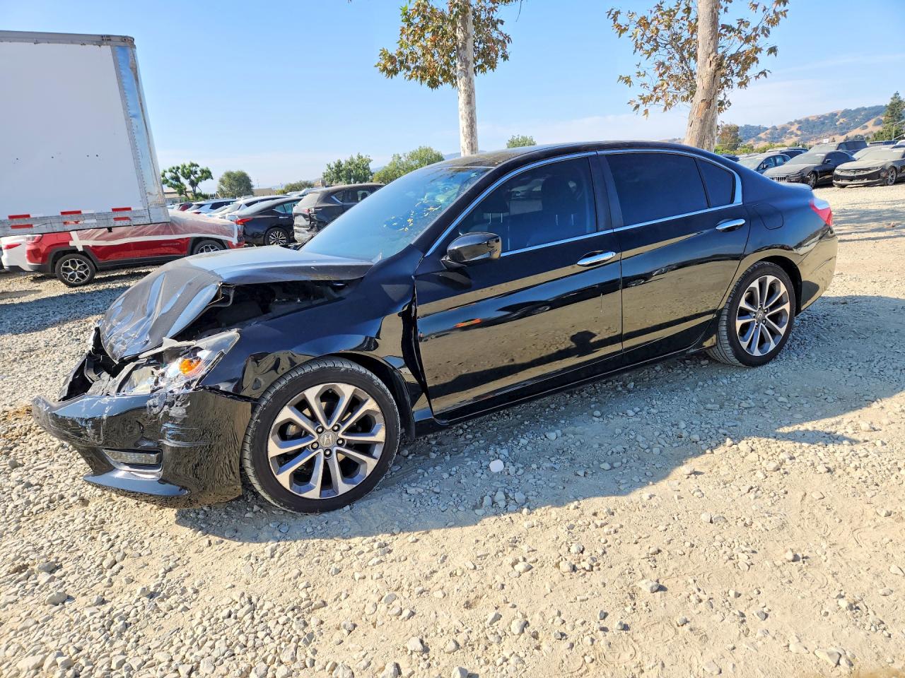 2014 Honda Accord Sport Black vin: 1HGCR2F59EA005220