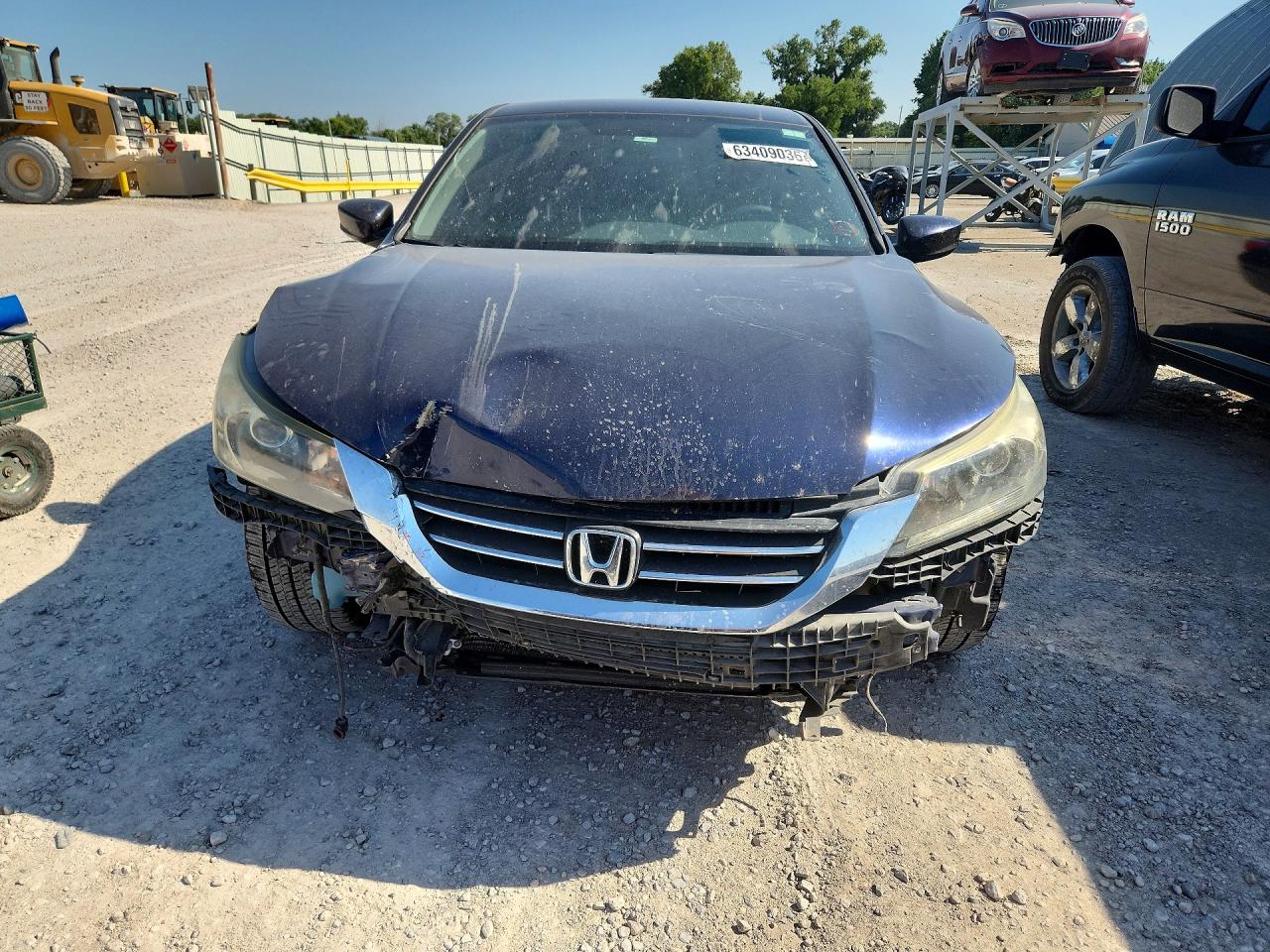 2014 Honda Accord Sport Blue vin: 1HGCR2F59EA098322