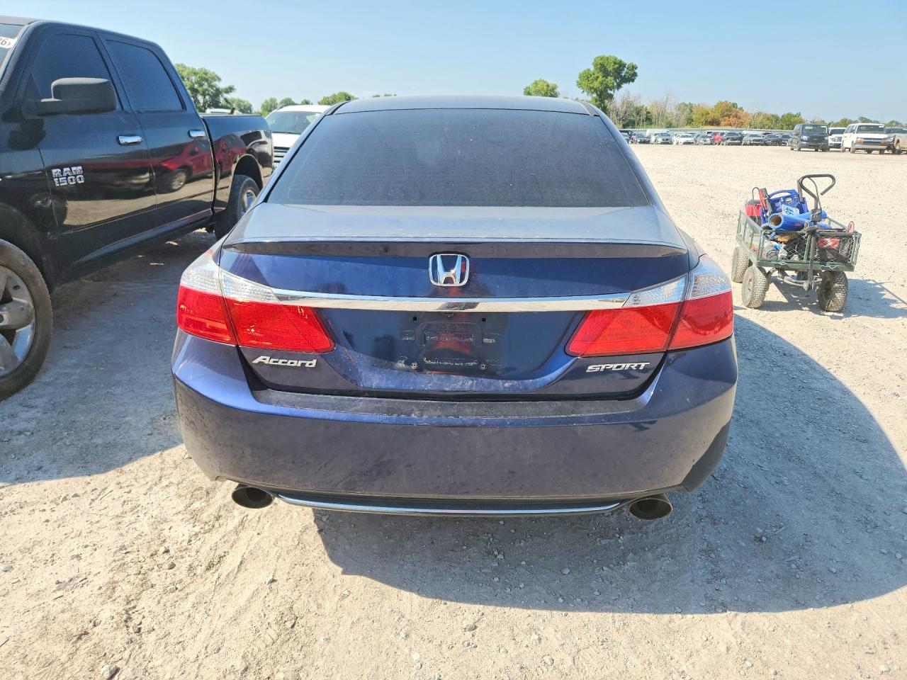 2014 Honda Accord Sport Blue vin: 1HGCR2F59EA098322
