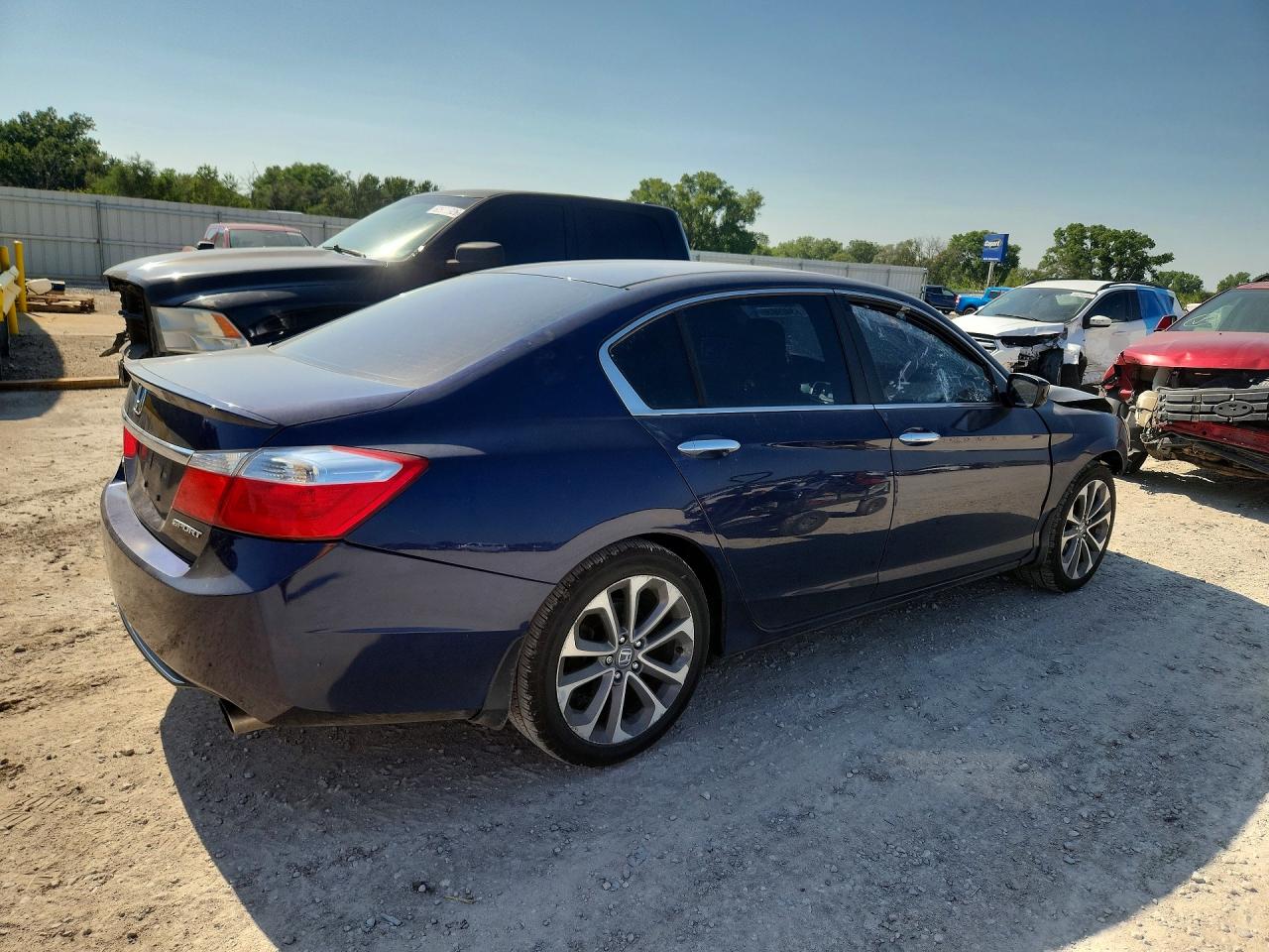 2014 Honda Accord Sport Blue vin: 1HGCR2F59EA098322