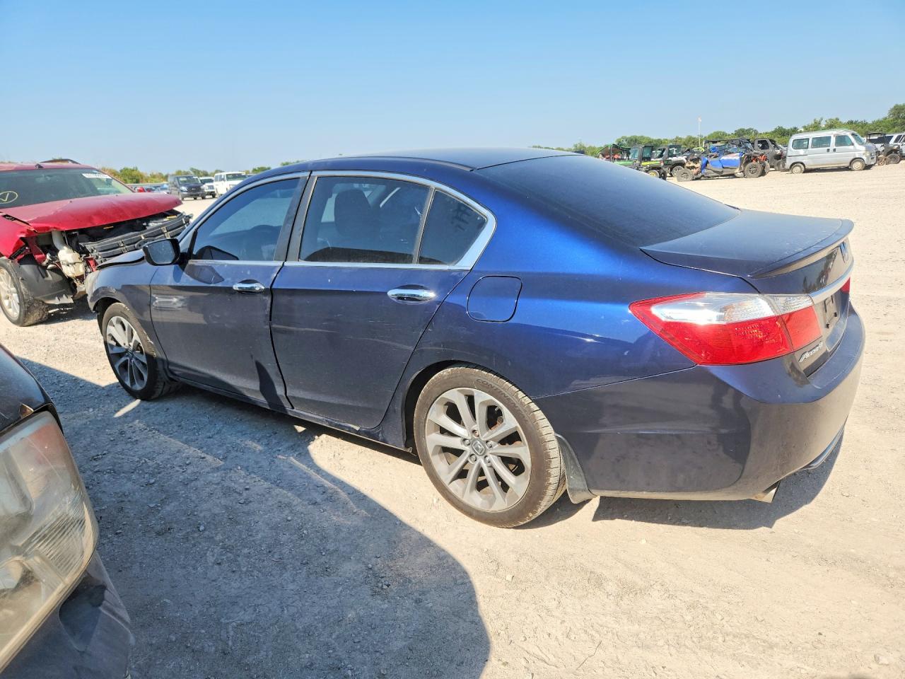 2014 Honda Accord Sport Blue vin: 1HGCR2F59EA098322