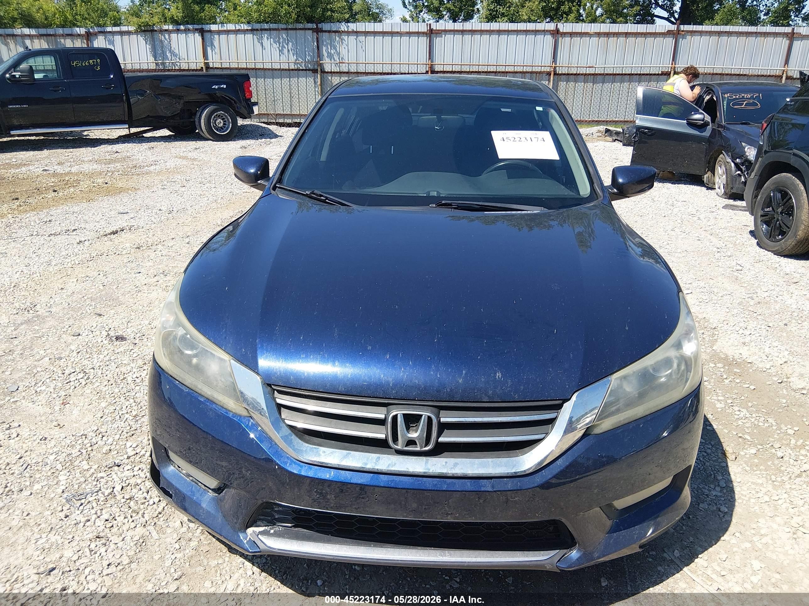2014 Honda Accord Sport Blue vin: 1HGCR2F59EA169633