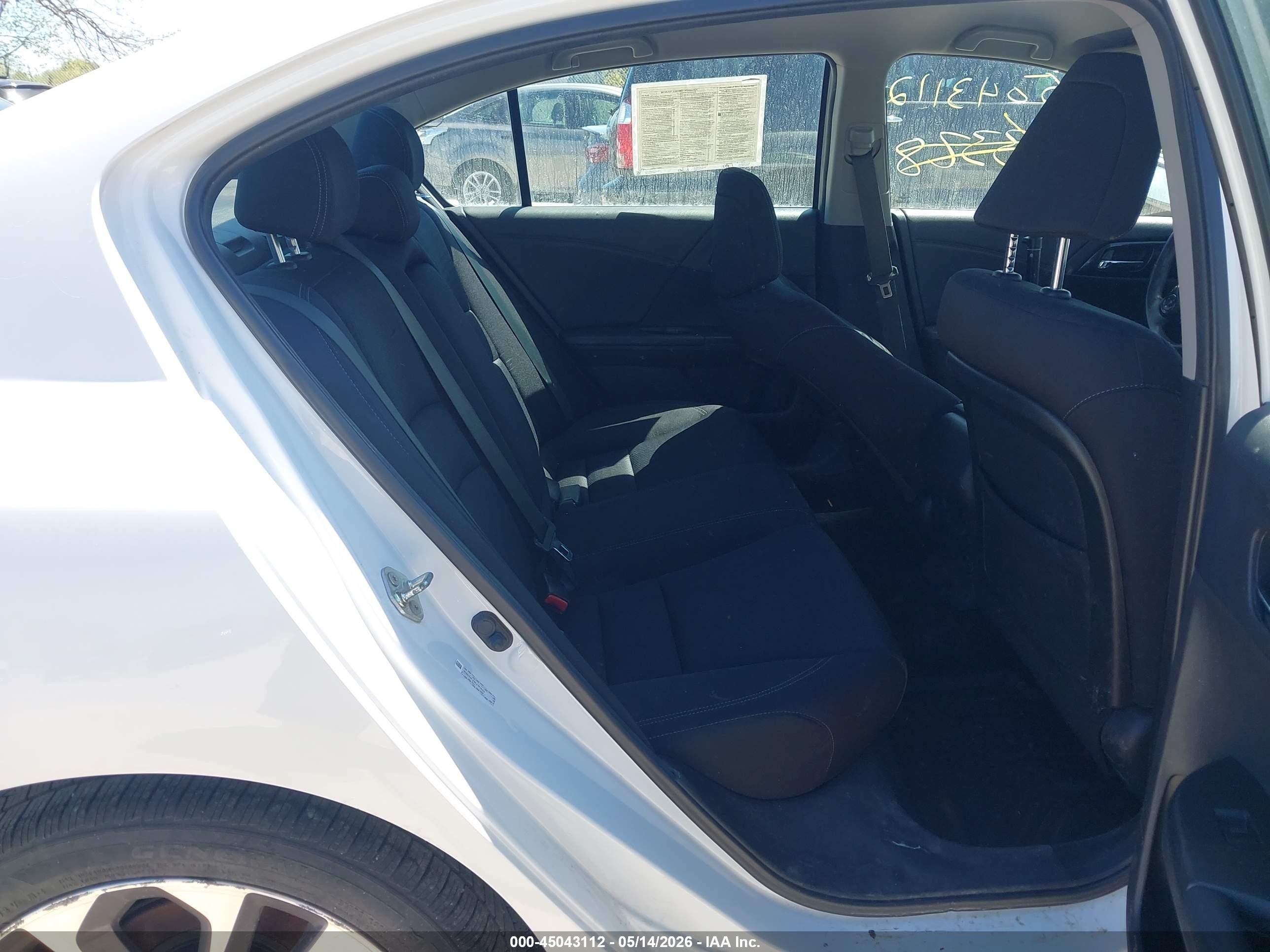 2014 Honda Accord Sport Белый vin: 1HGCR2F59EA191602