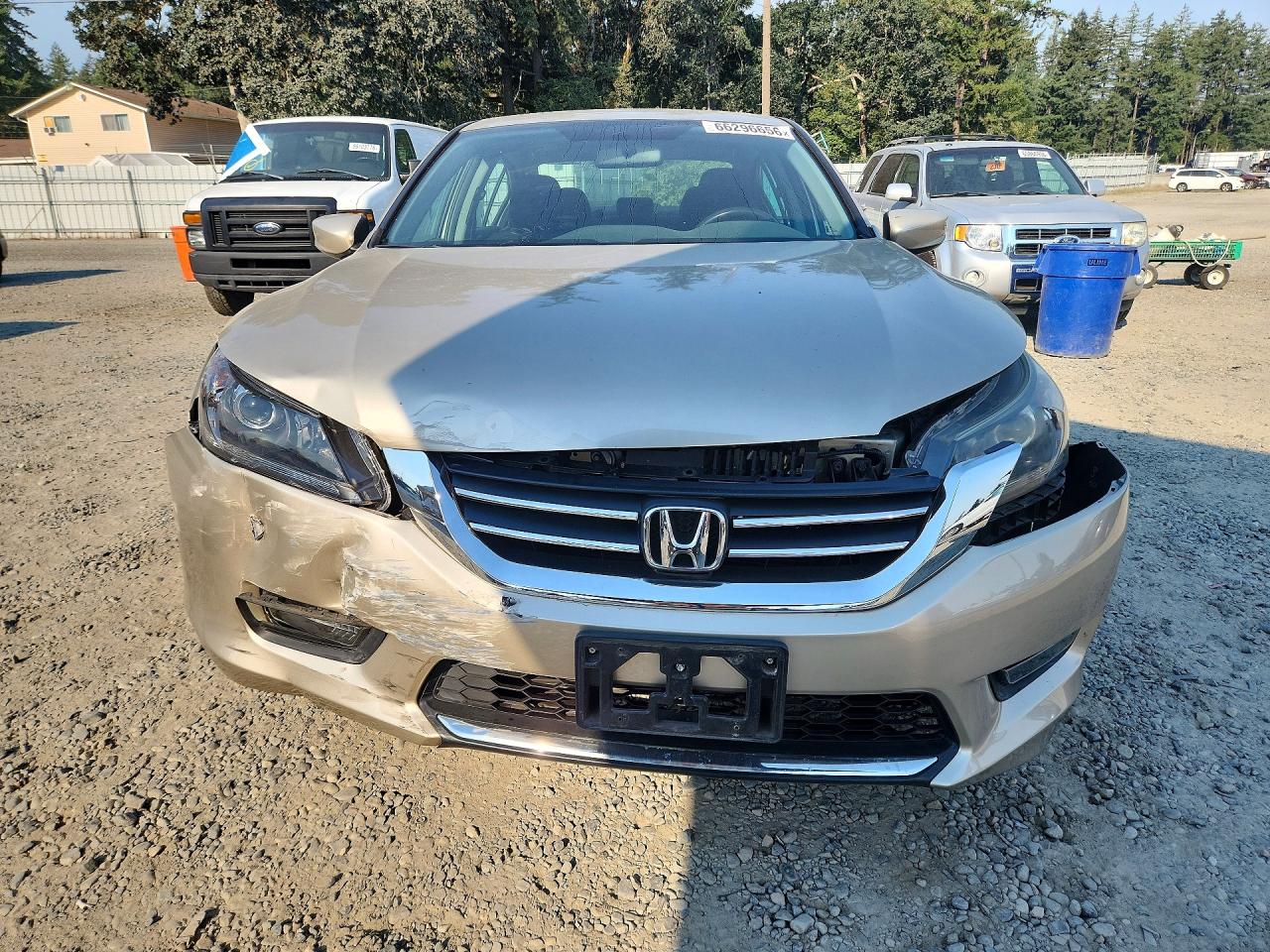 2014 Honda Accord Sport Beige vin: 1HGCR2F59EA227563