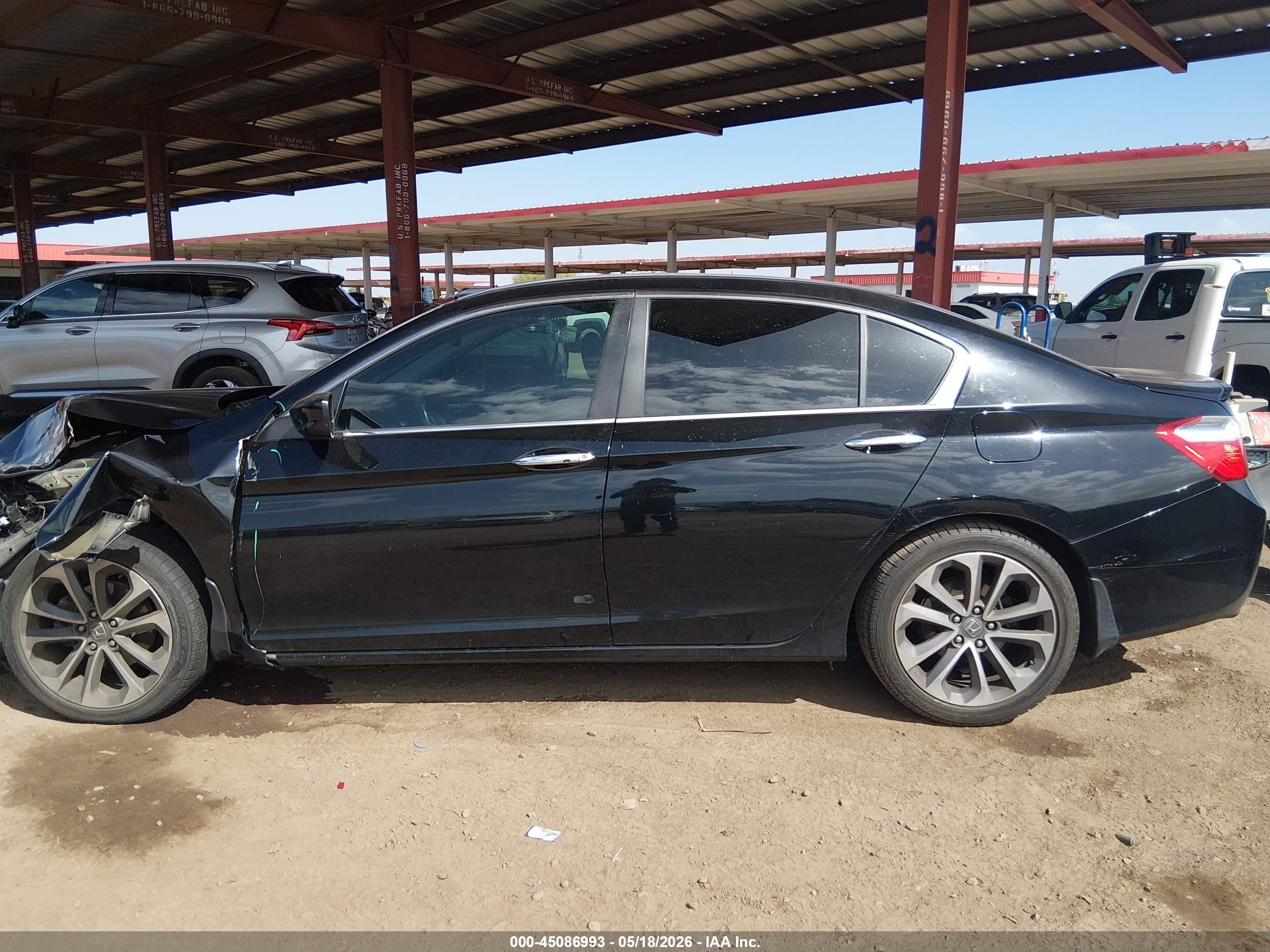 2015 Honda Accord Sport Black vin: 1HGCR2F59FA015411