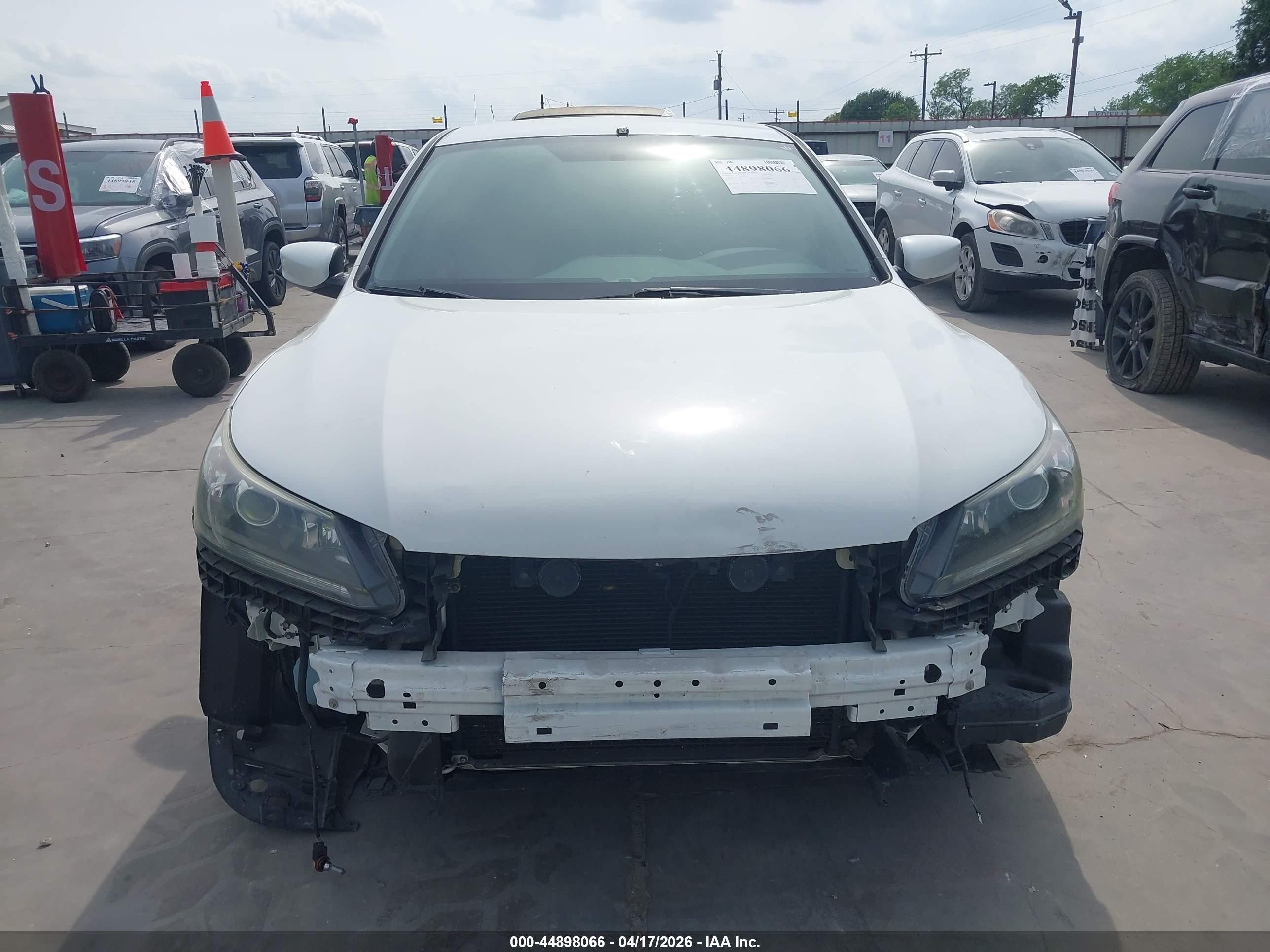 2015 Honda Accord Sport White vin: 1HGCR2F59FA022844