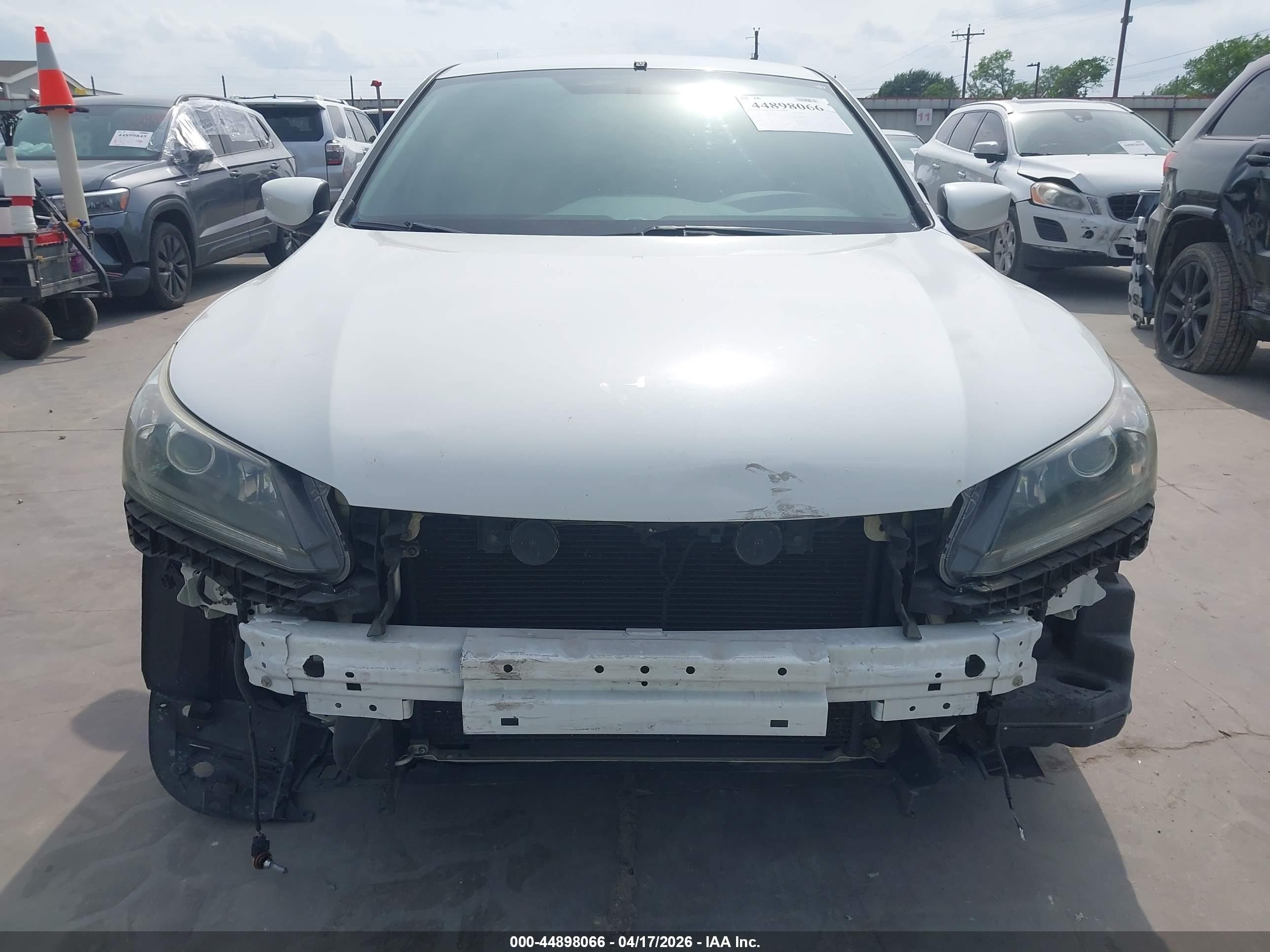 2015 Honda Accord Sport White vin: 1HGCR2F59FA022844