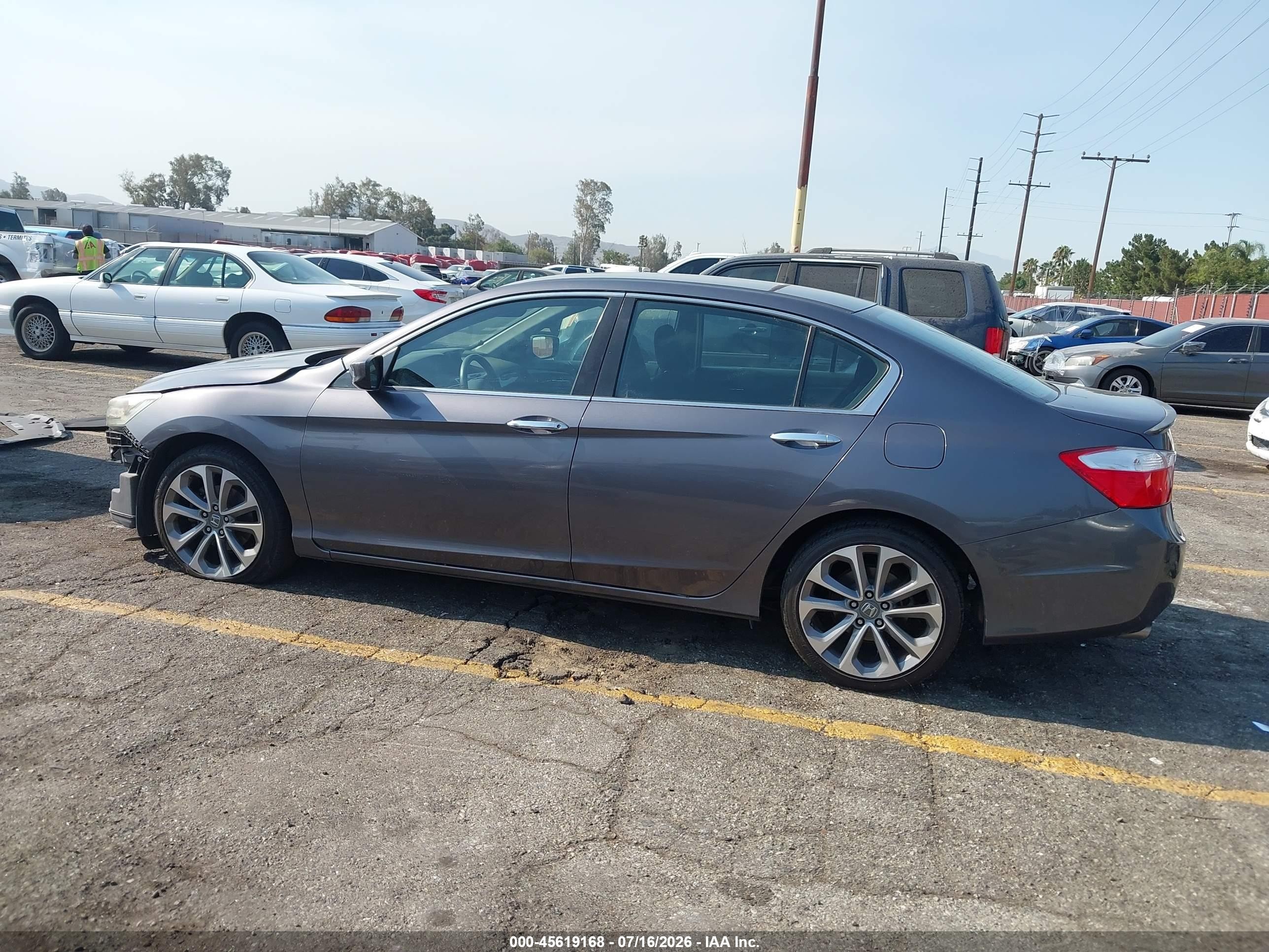 2015 Honda Accord Sport Коричневый vin: 1HGCR2F59FA033097