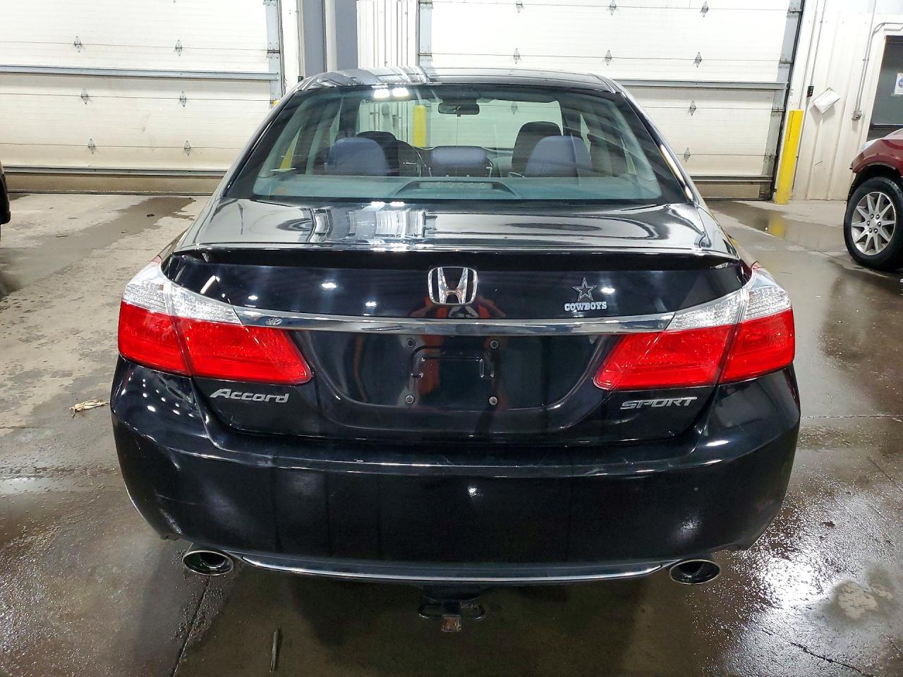 2015 Honda Accord Sport Черный vin: 1HGCR2F59FA045086