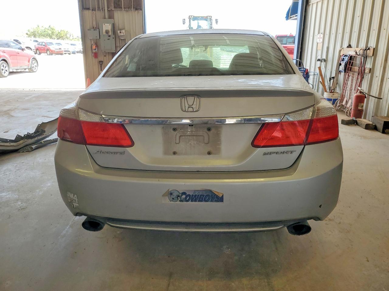 2015 Honda Accord Sport Silver vin: 1HGCR2F59FA050238