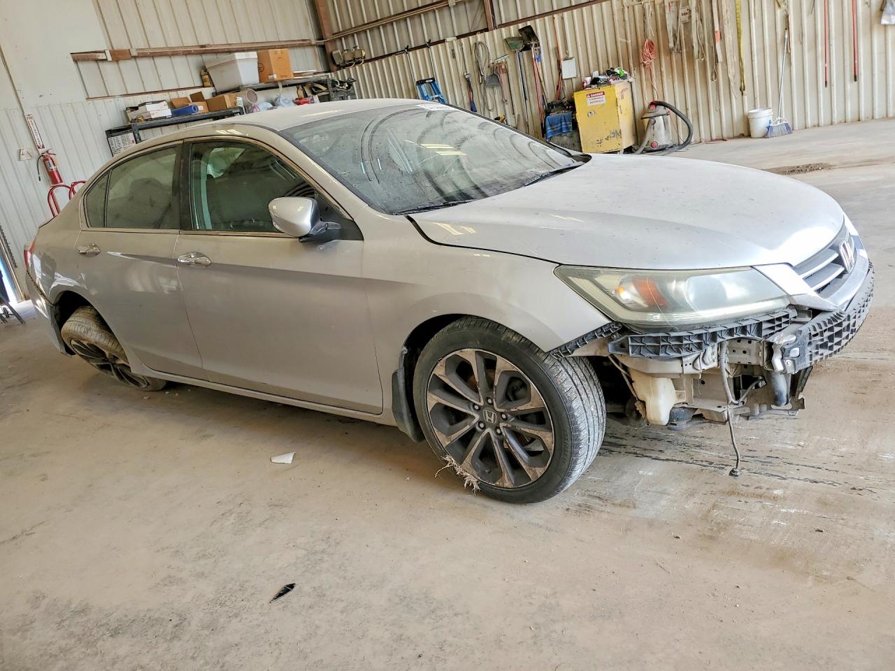 2015 Honda Accord Sport Silver vin: 1HGCR2F59FA050238