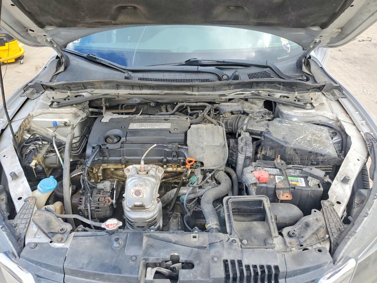 2015 Honda Accord Sport Silver vin: 1HGCR2F59FA057142