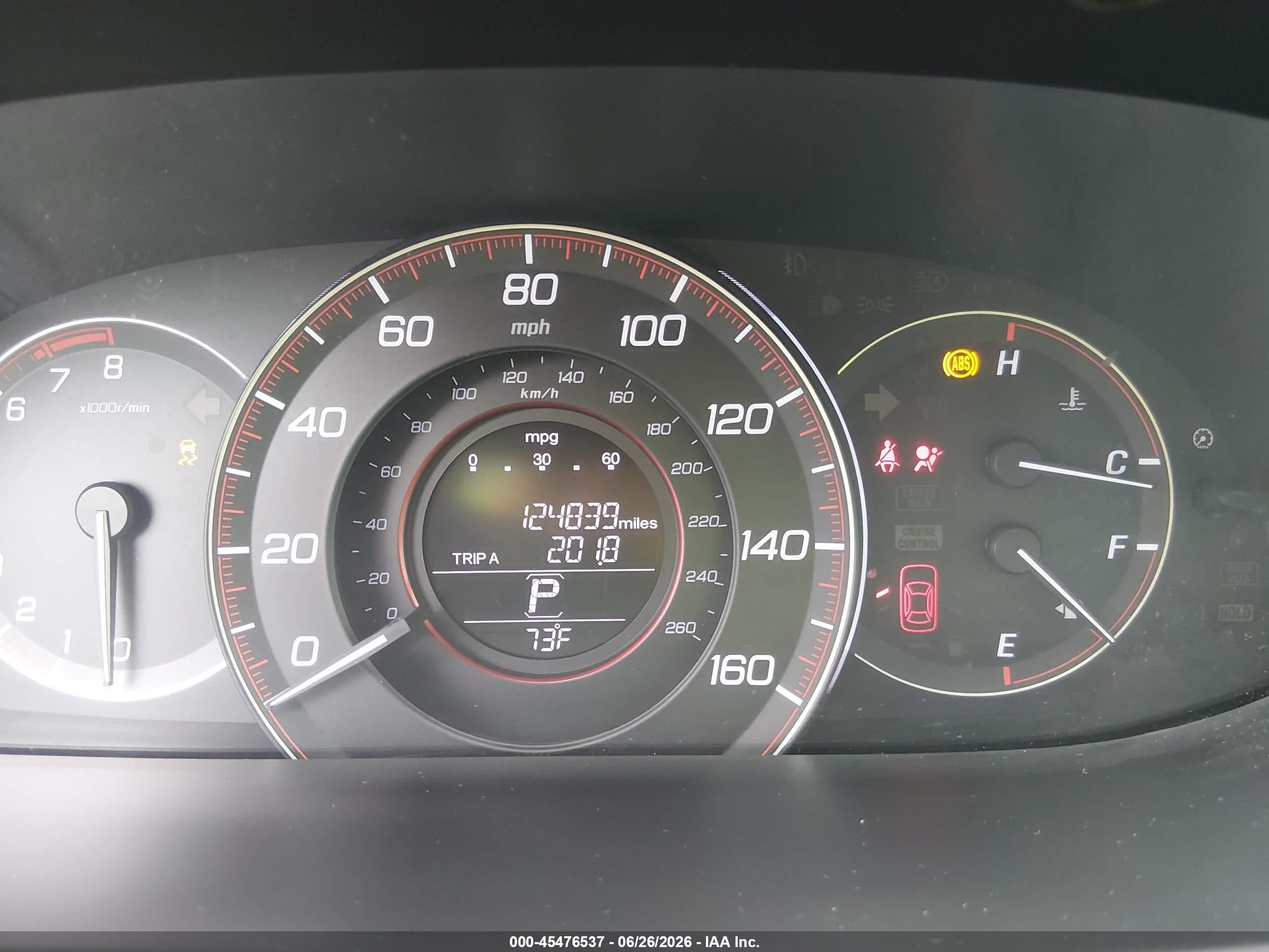 2015 Honda Accord Sport Gray vin: 1HGCR2F59FA065502