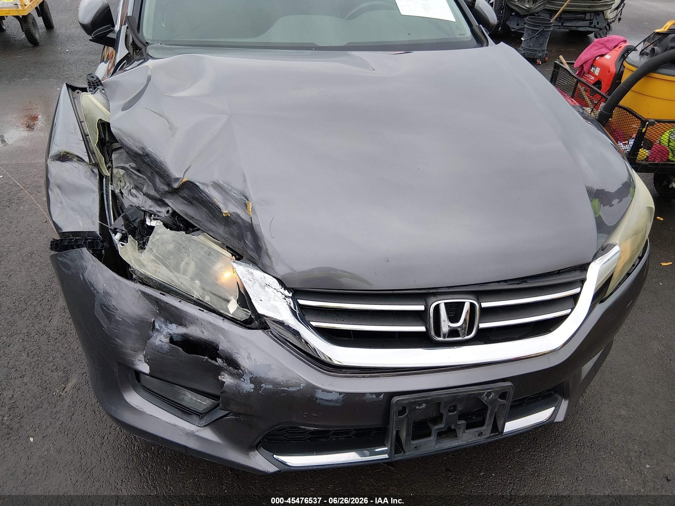 2015 Honda Accord Sport Gray vin: 1HGCR2F59FA065502