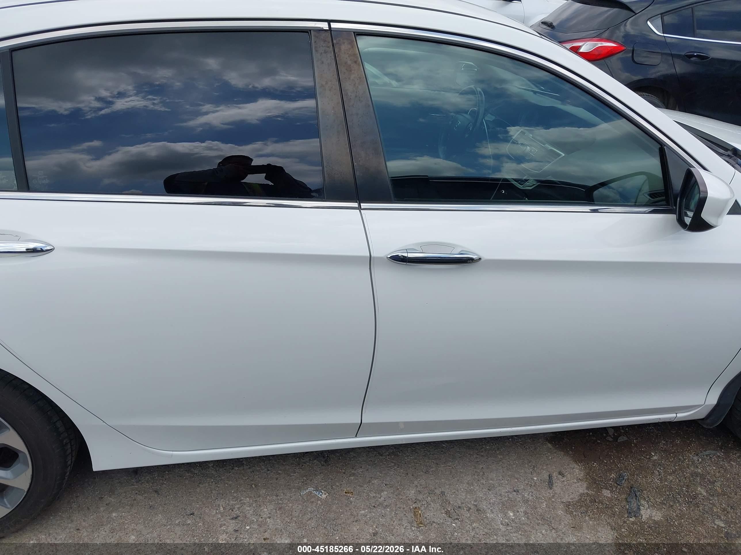 2015 Honda Accord Sport Белый vin: 1HGCR2F59FA072983