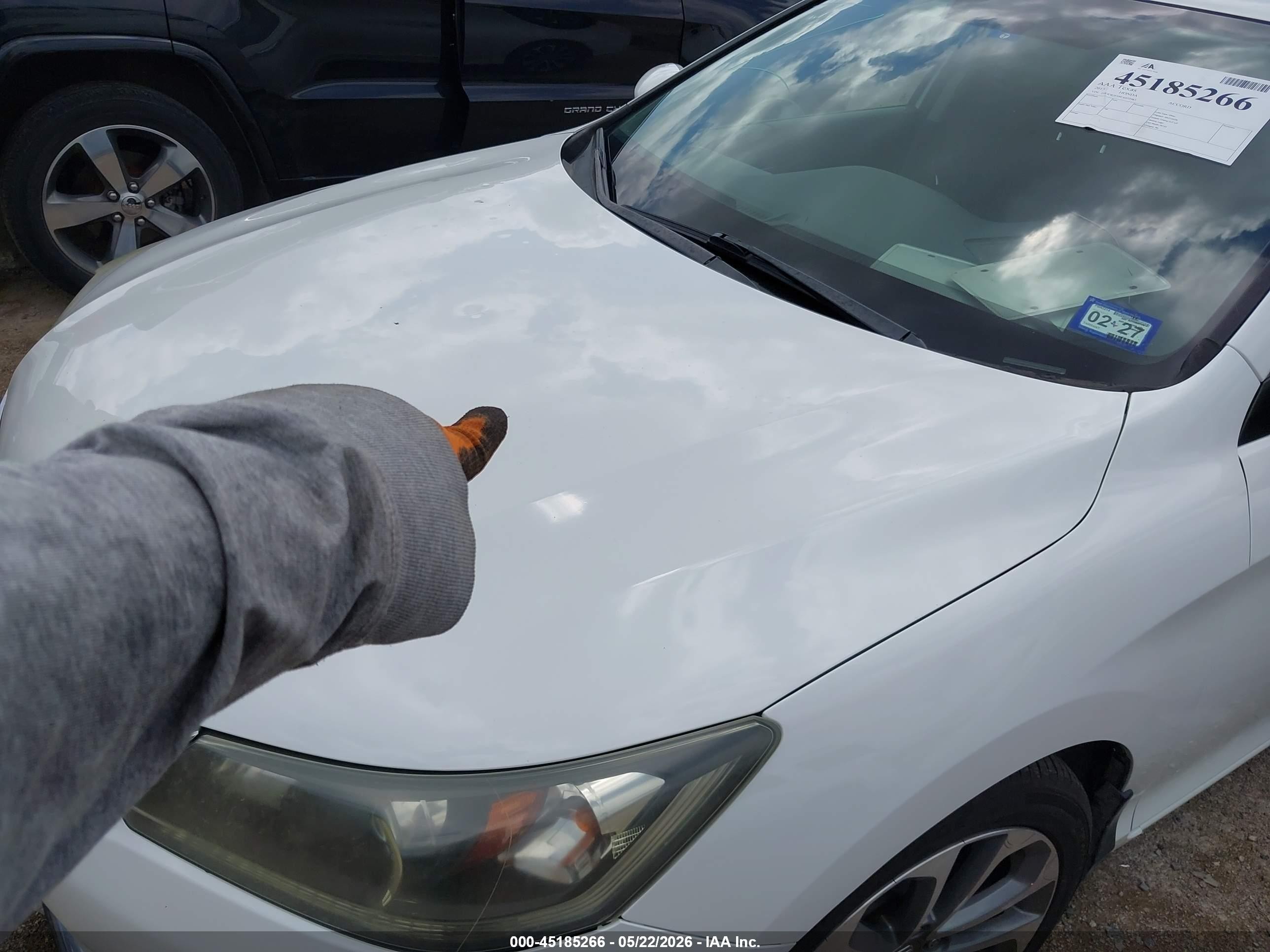 2015 Honda Accord Sport Белый vin: 1HGCR2F59FA072983