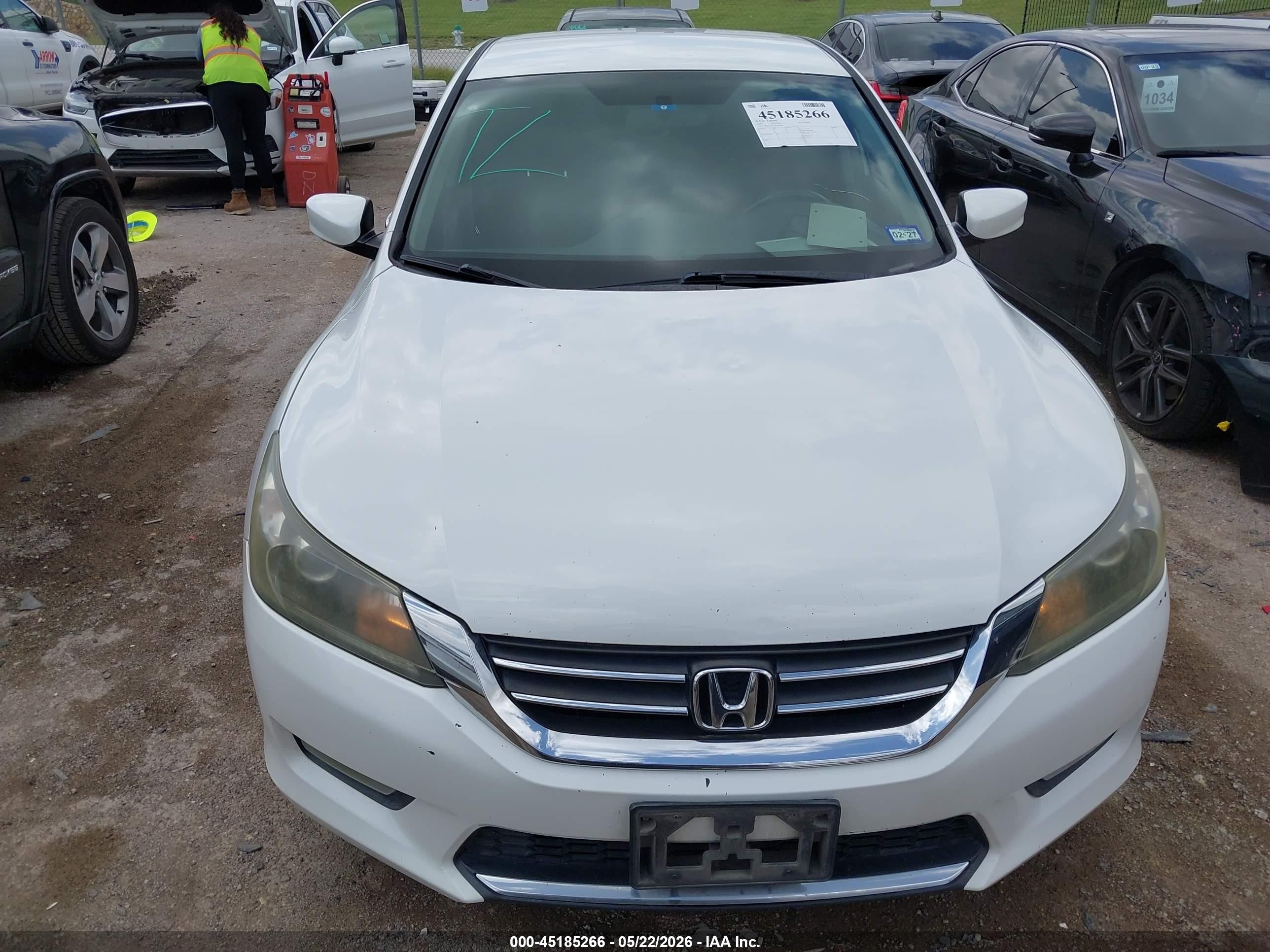 2015 Honda Accord Sport Белый vin: 1HGCR2F59FA072983