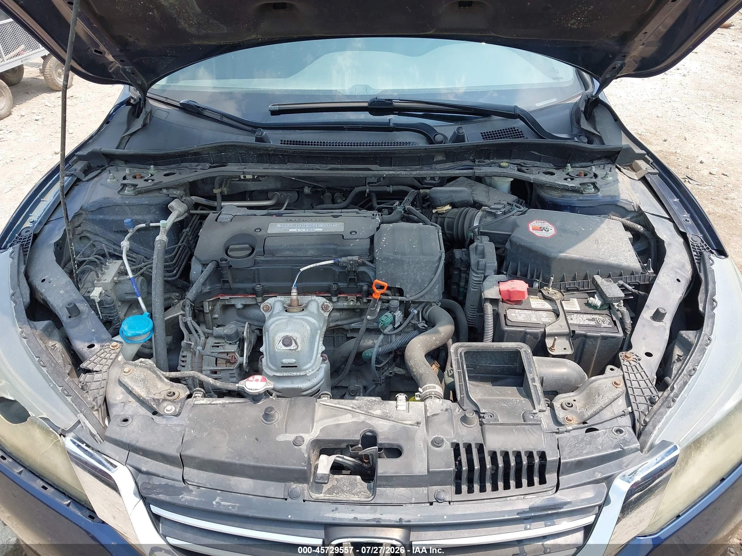 2015 Honda Accord Sport Dark Blue vin: 1HGCR2F59FA076225