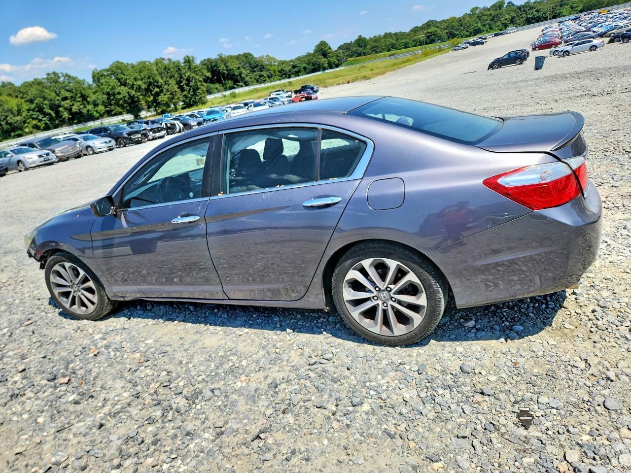2015 Honda Accord Sport Gray vin: 1HGCR2F59FA083613