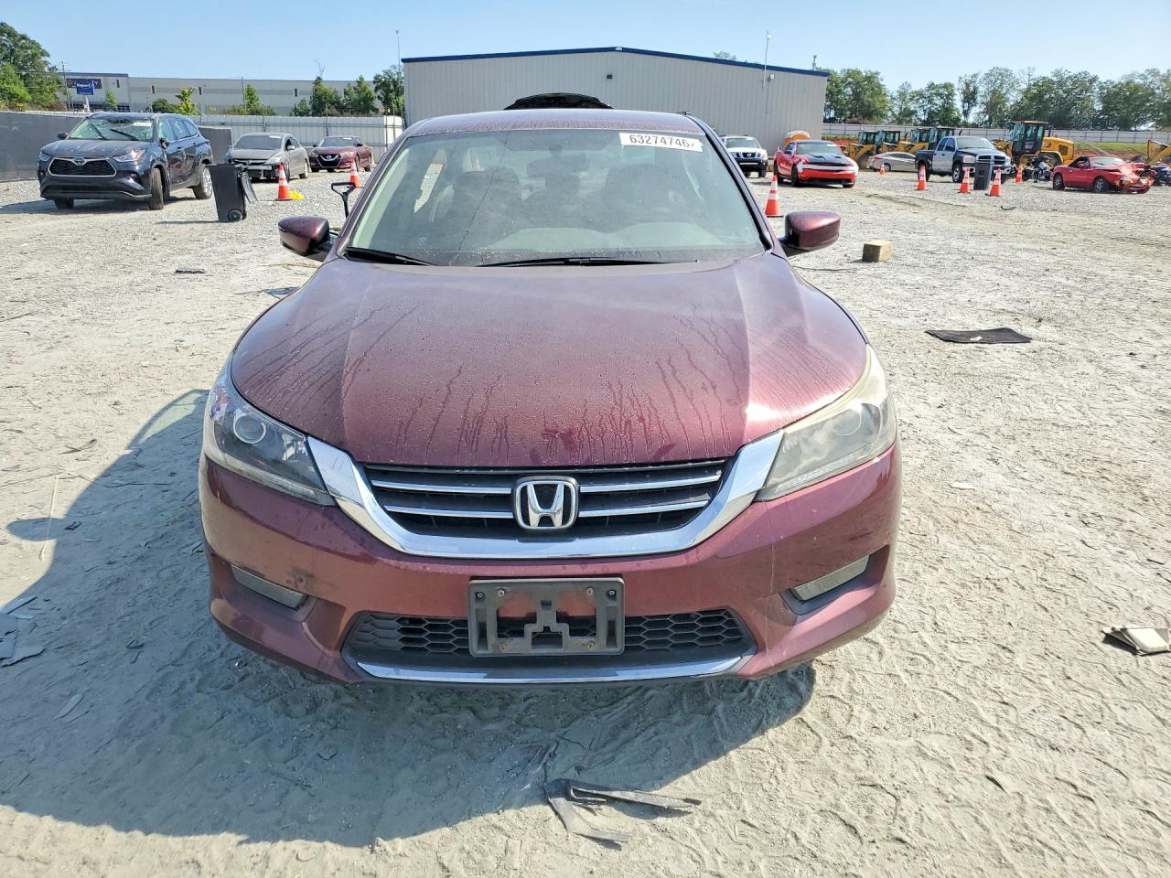 2015 Honda Accord Sport Burgundy vin: 1HGCR2F59FA093431