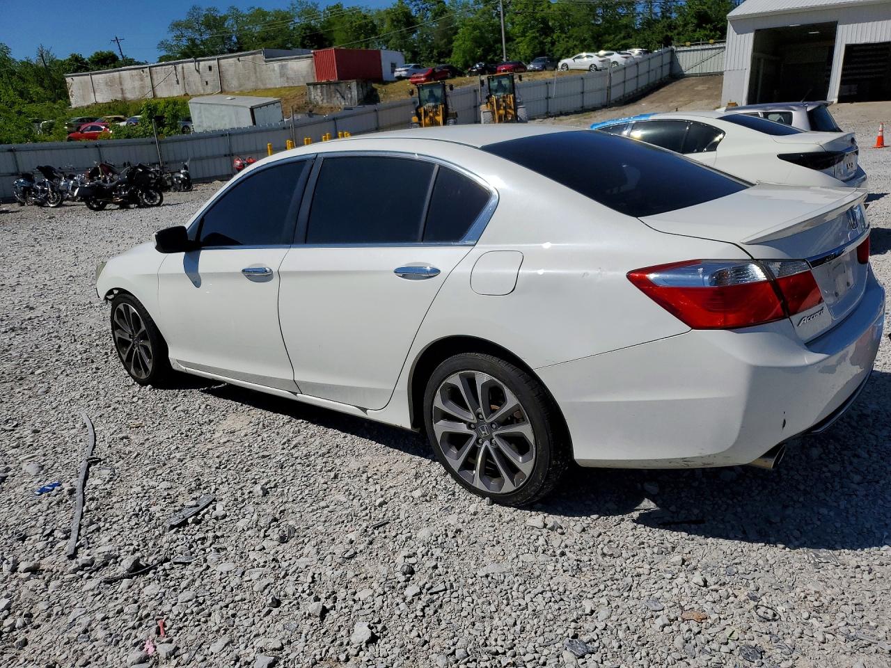 2015 Honda Accord Sport White vin: 1HGCR2F59FA102225