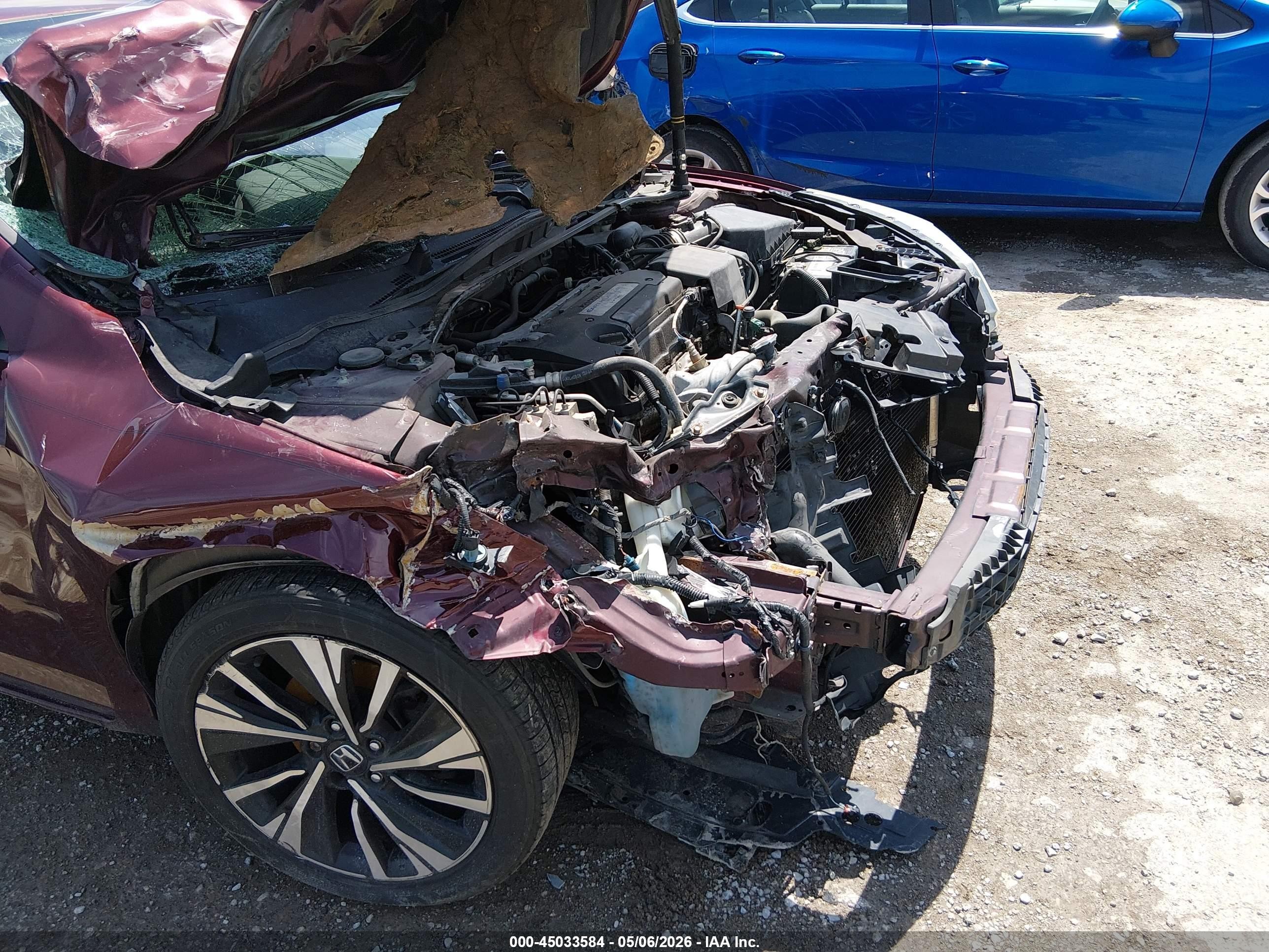 2015 Honda Accord Sport Maroon vin: 1HGCR2F59FA109904