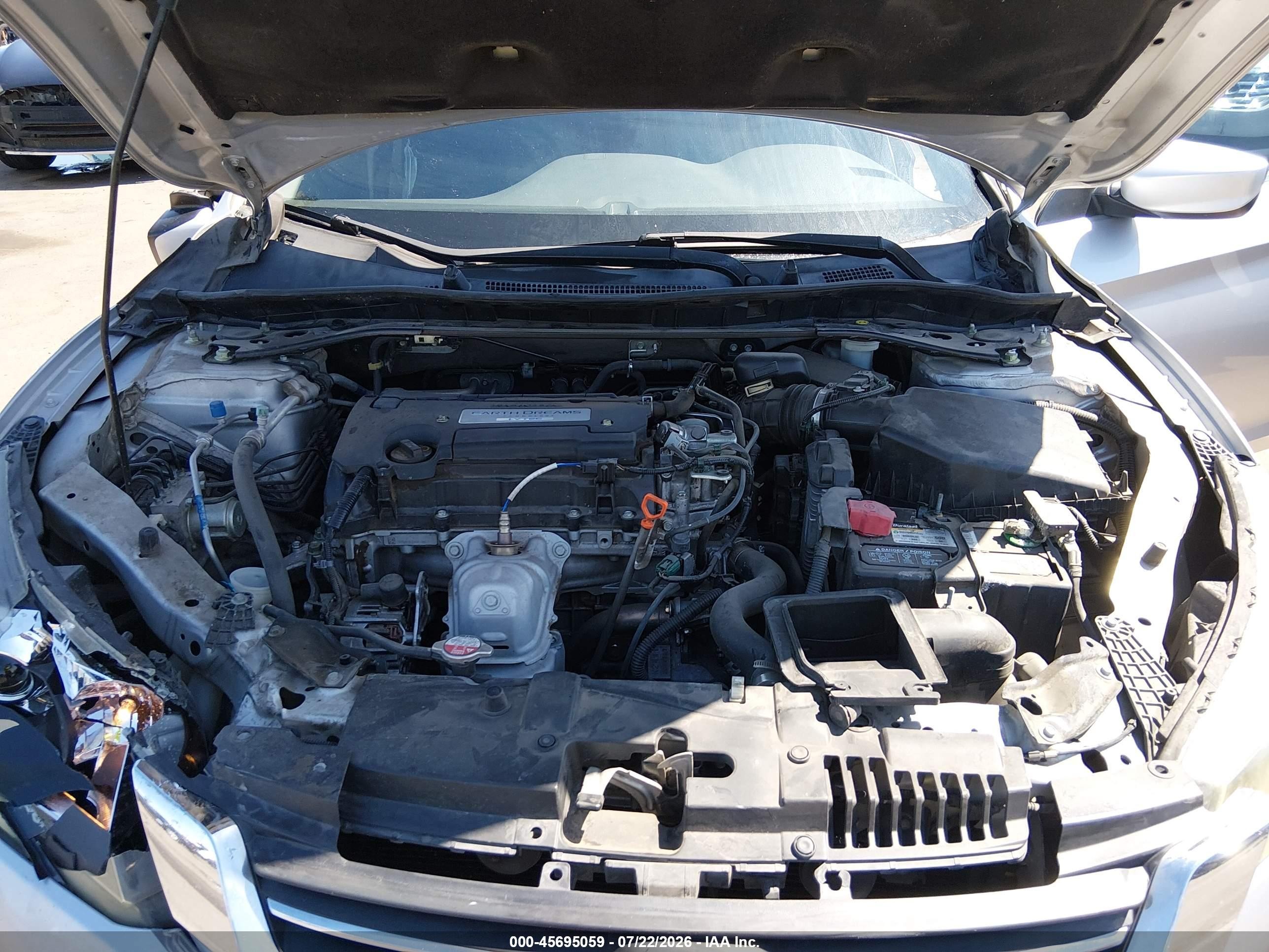 2015 Honda Accord Sport Gray vin: 1HGCR2F59FA123639