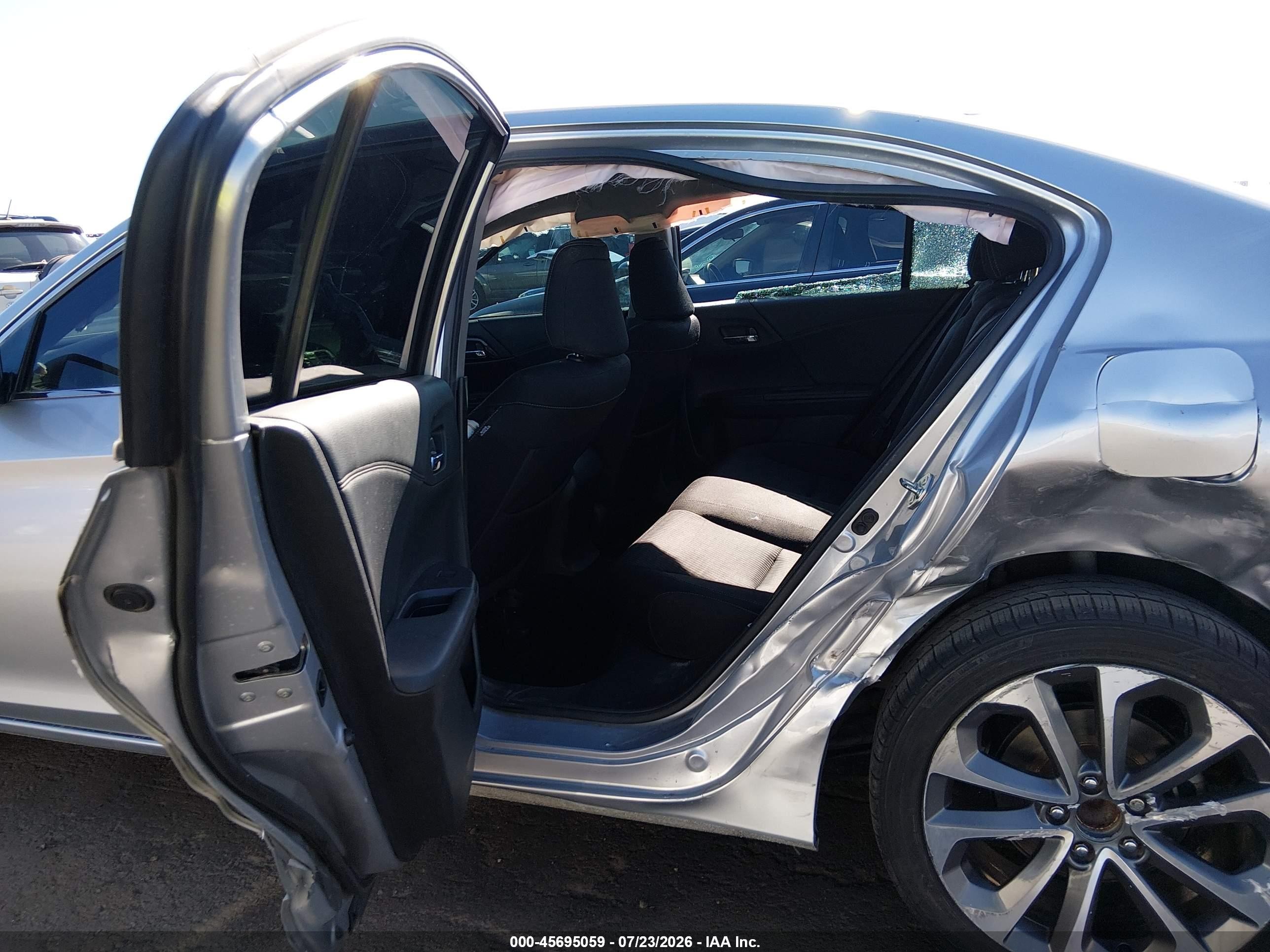 2015 Honda Accord Sport Gray vin: 1HGCR2F59FA123639