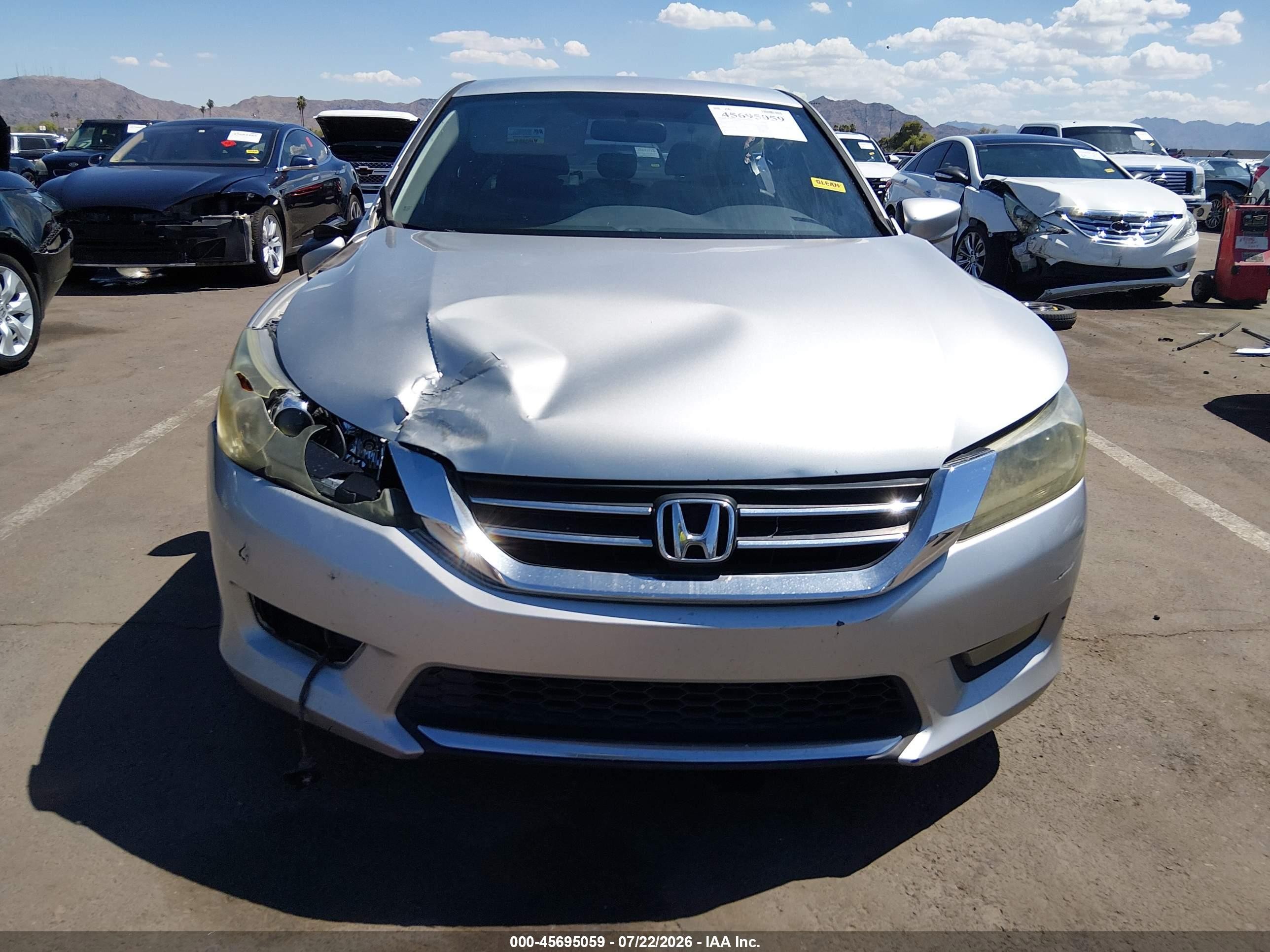 2015 Honda Accord Sport Gray vin: 1HGCR2F59FA123639