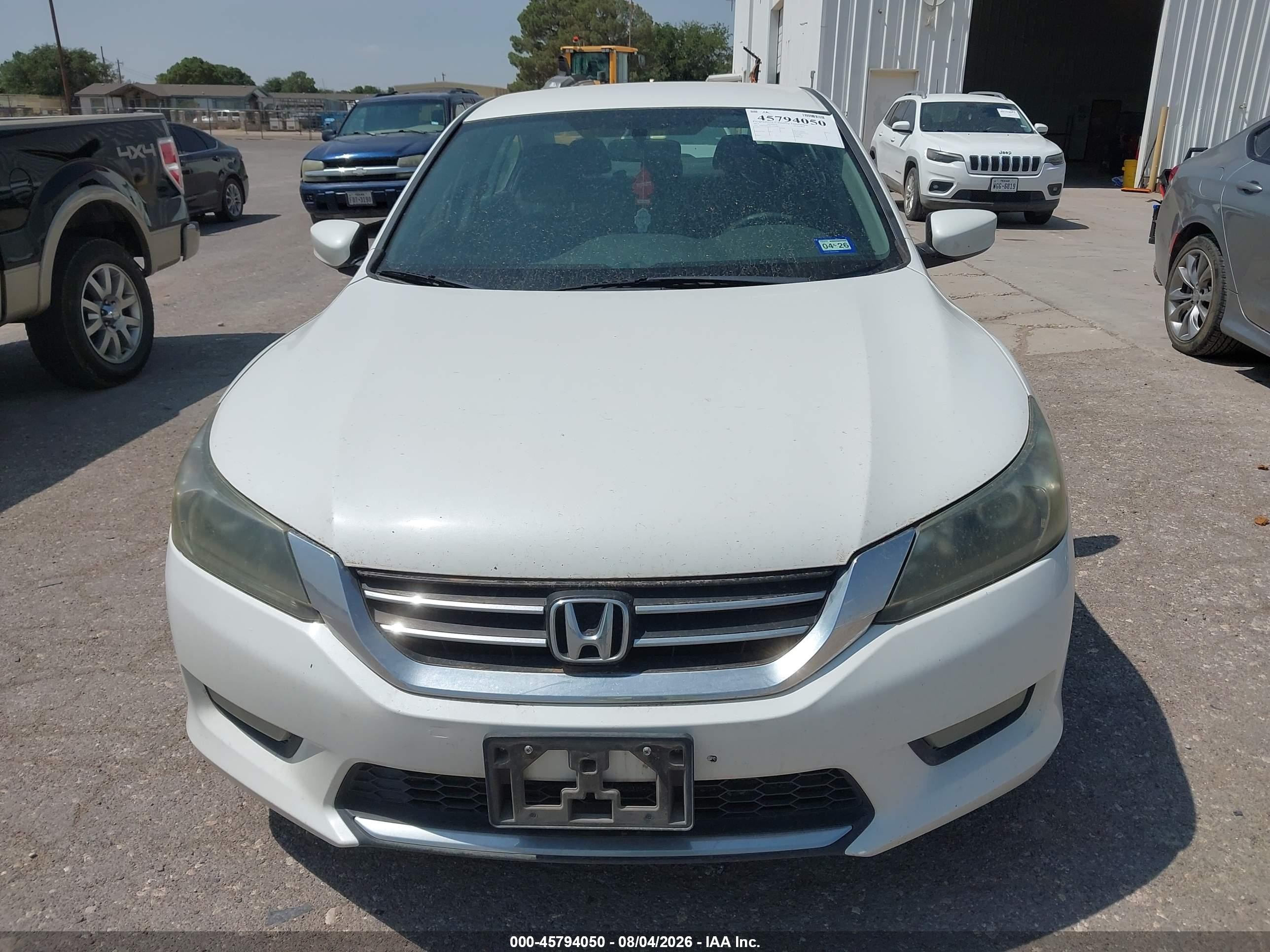 2015 Honda Accord Sport White vin: 1HGCR2F59FA172890