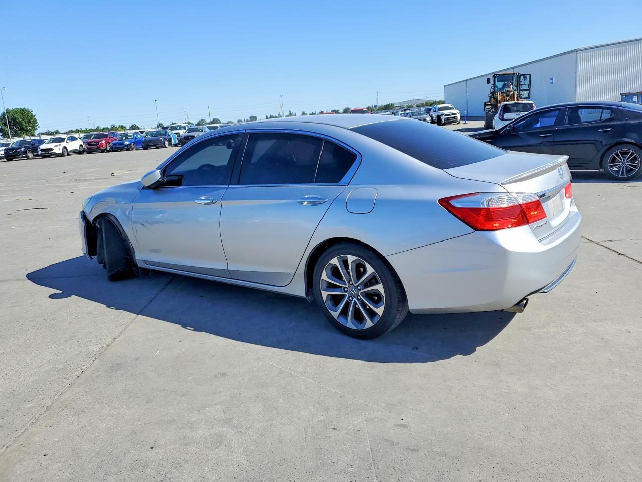 2015 Honda Accord Sport Silver vin: 1HGCR2F59FA179953