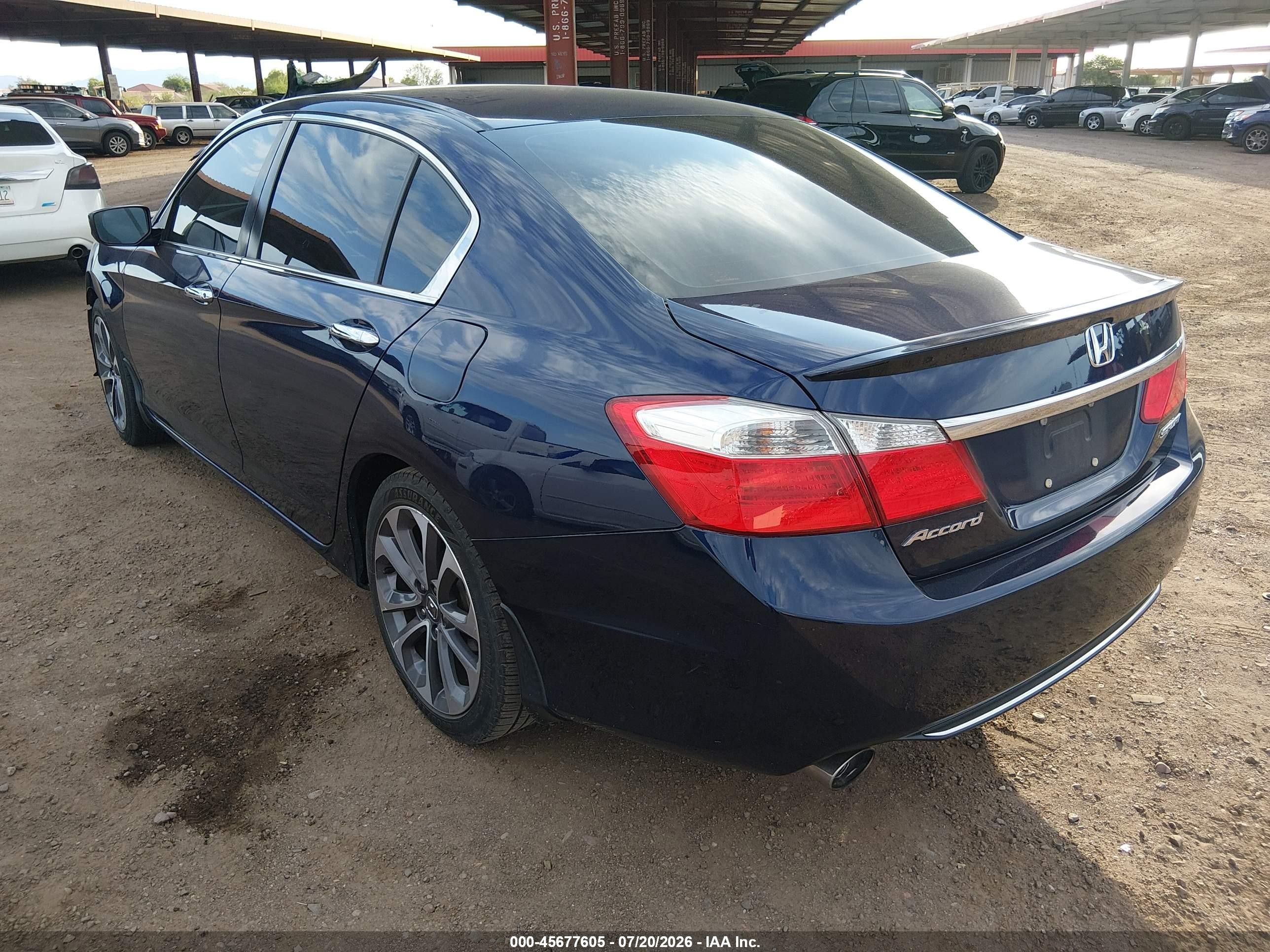 2015 Honda Accord Sport Black vin: 1HGCR2F59FA195750