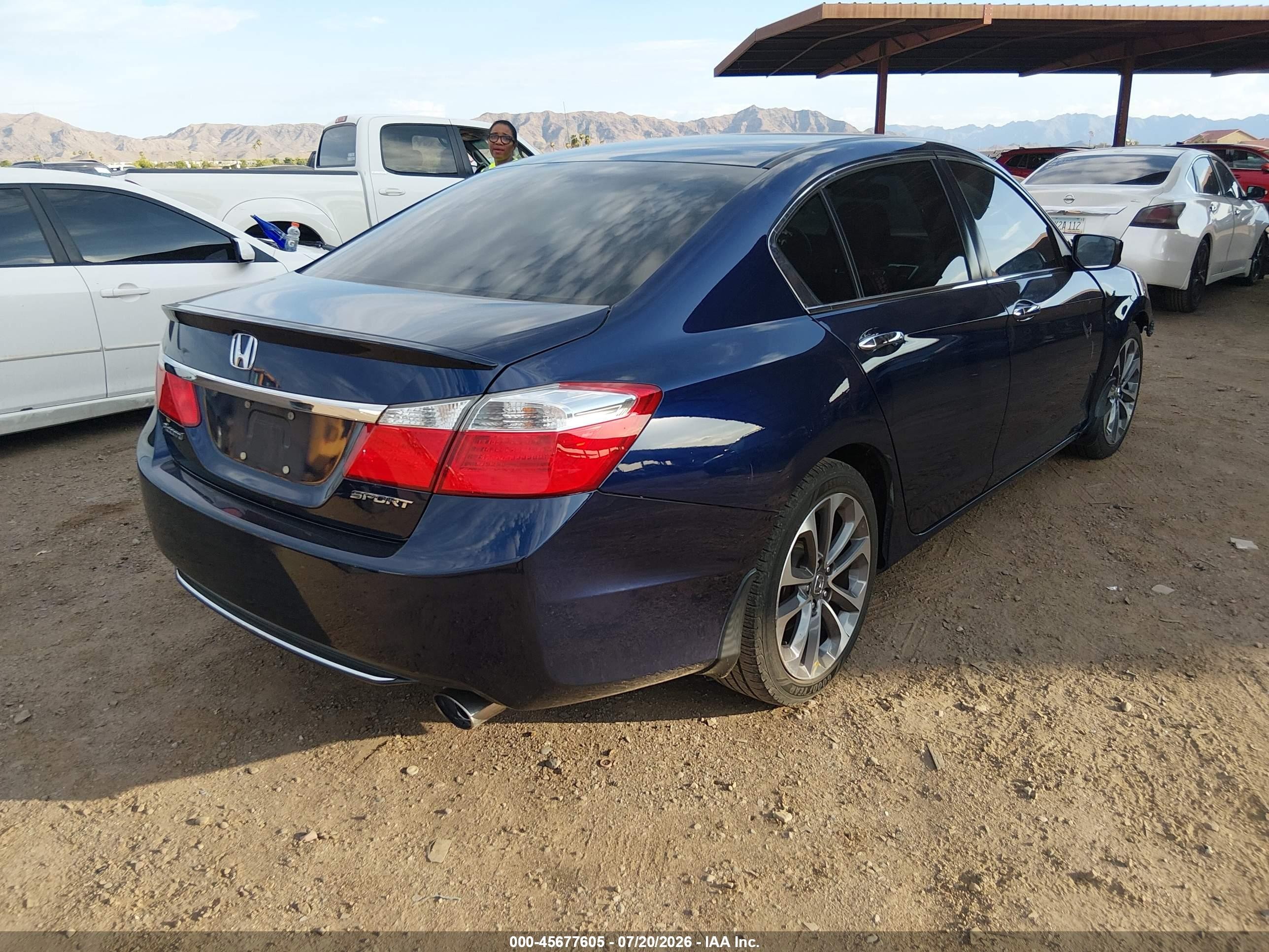 2015 Honda Accord Sport Black vin: 1HGCR2F59FA195750