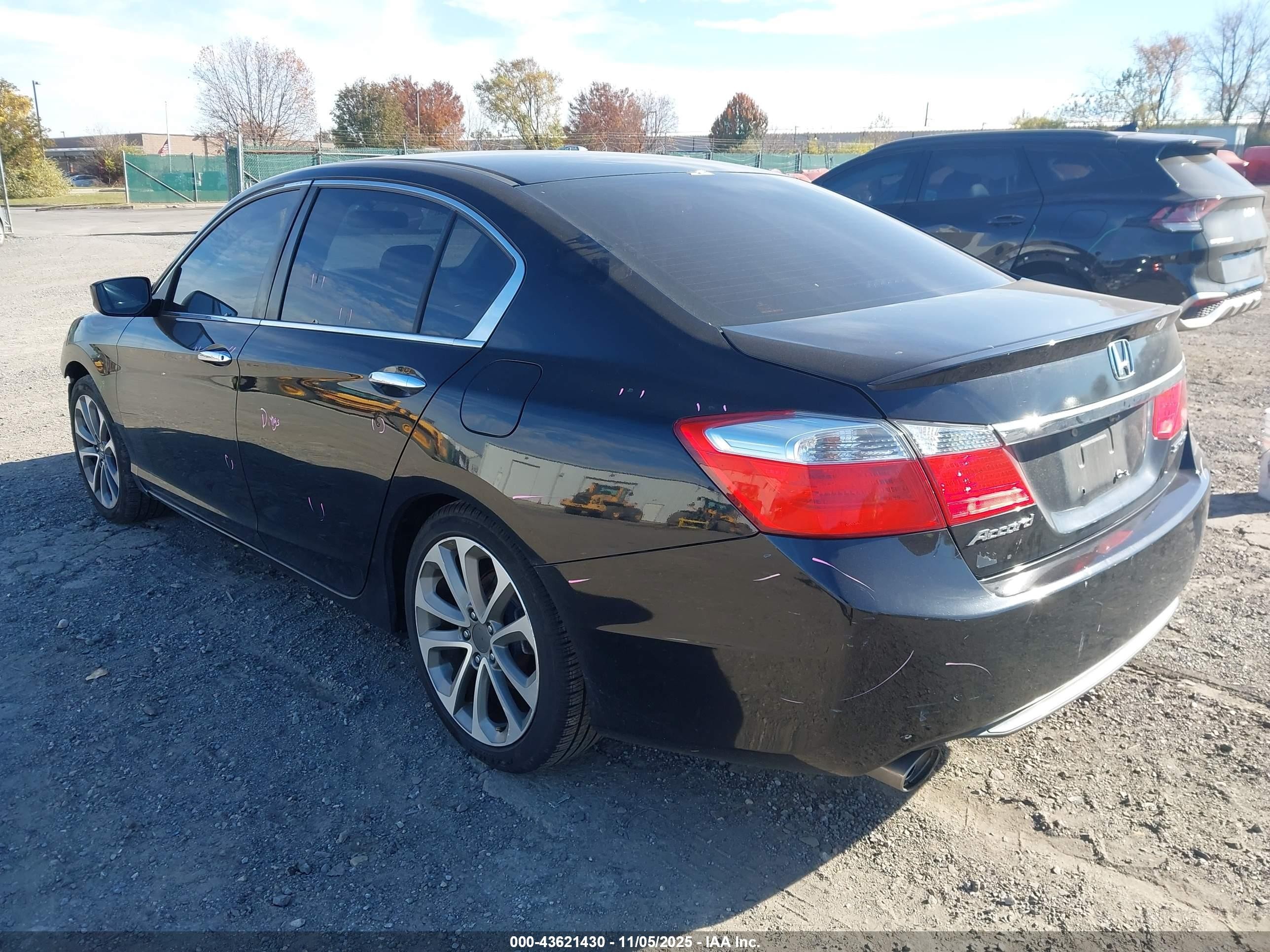 2015 Honda Accord Sport Black vin: 1HGCR2F59FA228634