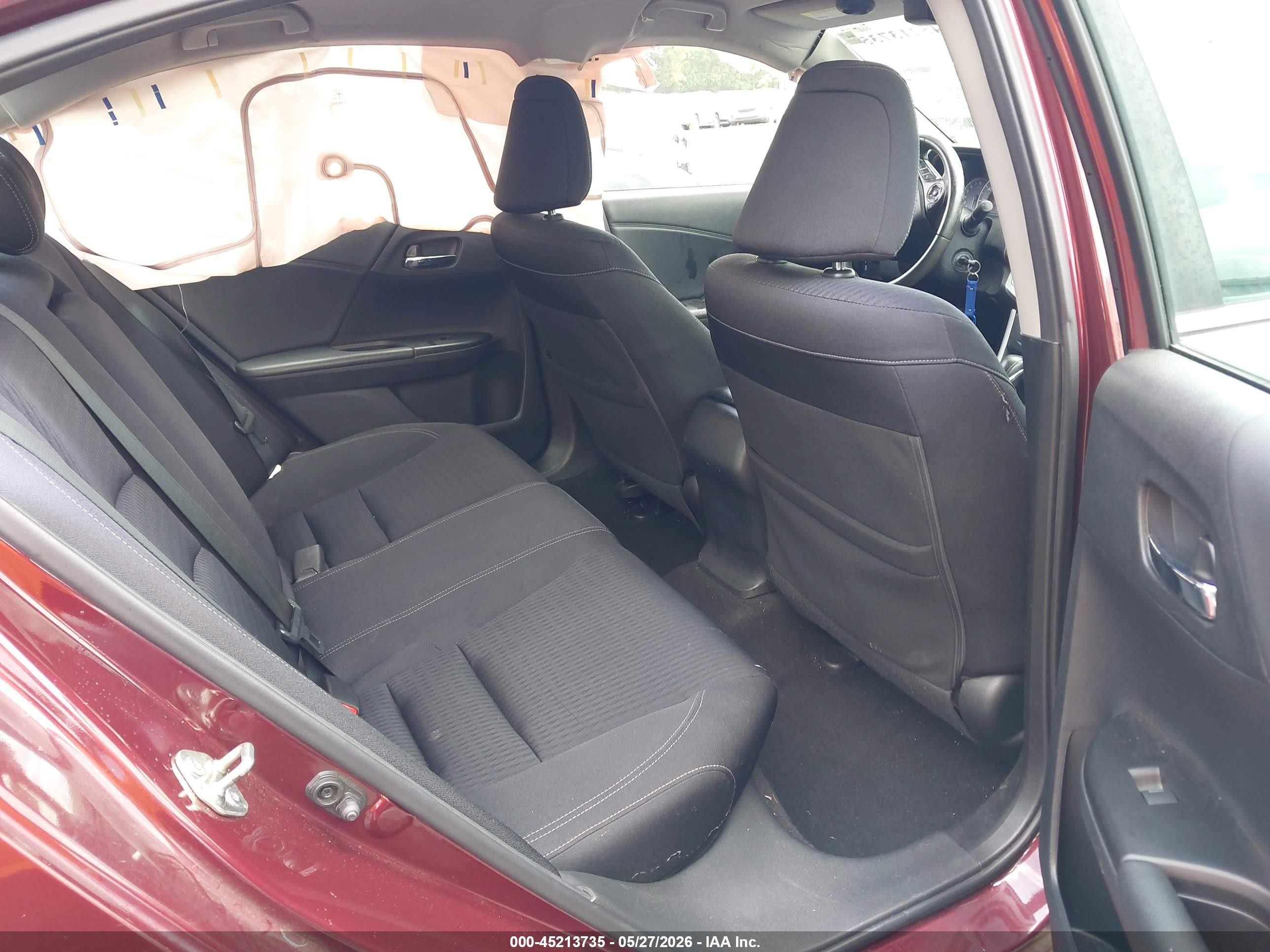 2015 Honda Accord Sport Burgundy vin: 1HGCR2F59FA235860