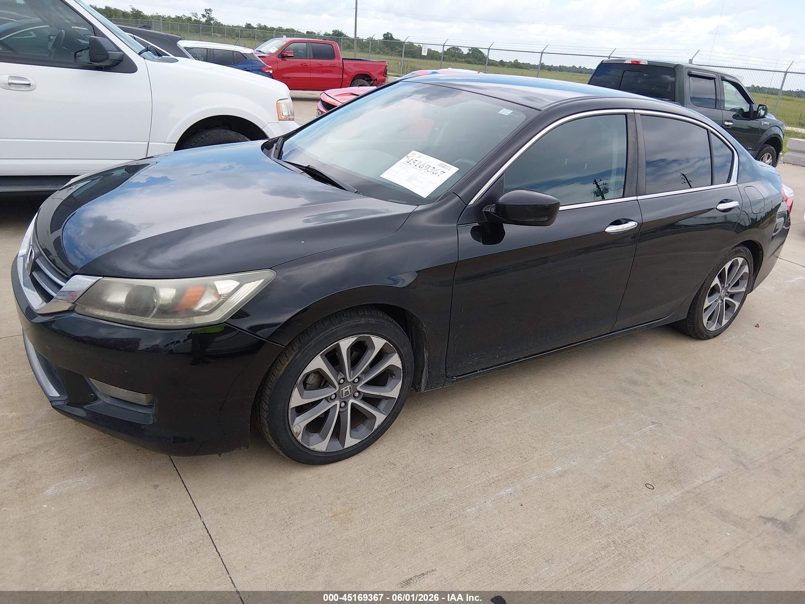 2015 Honda Accord Sport Black vin: 1HGCR2F59FA237074