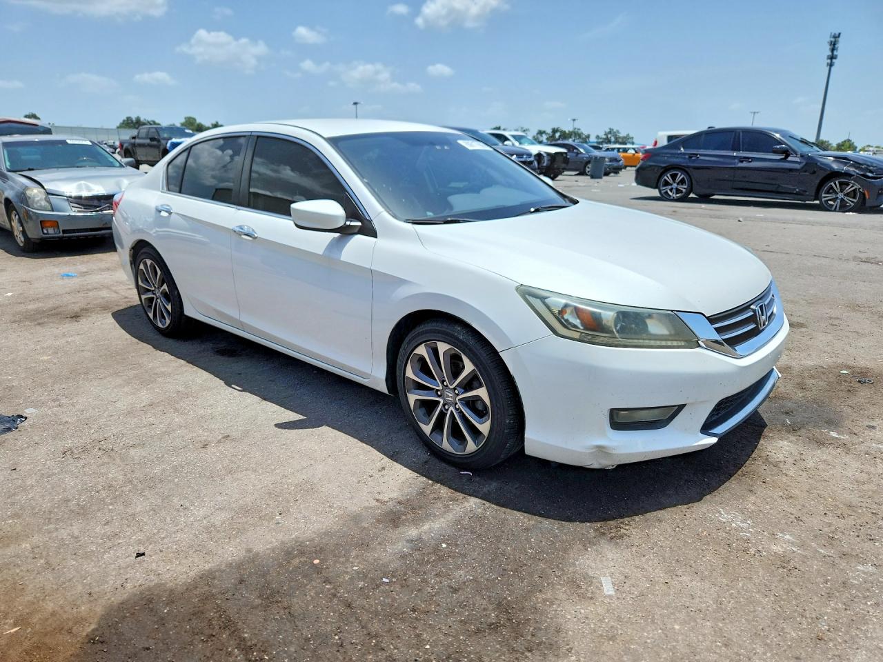 2015 Honda Accord Sport White vin: 1HGCR2F59FA248981