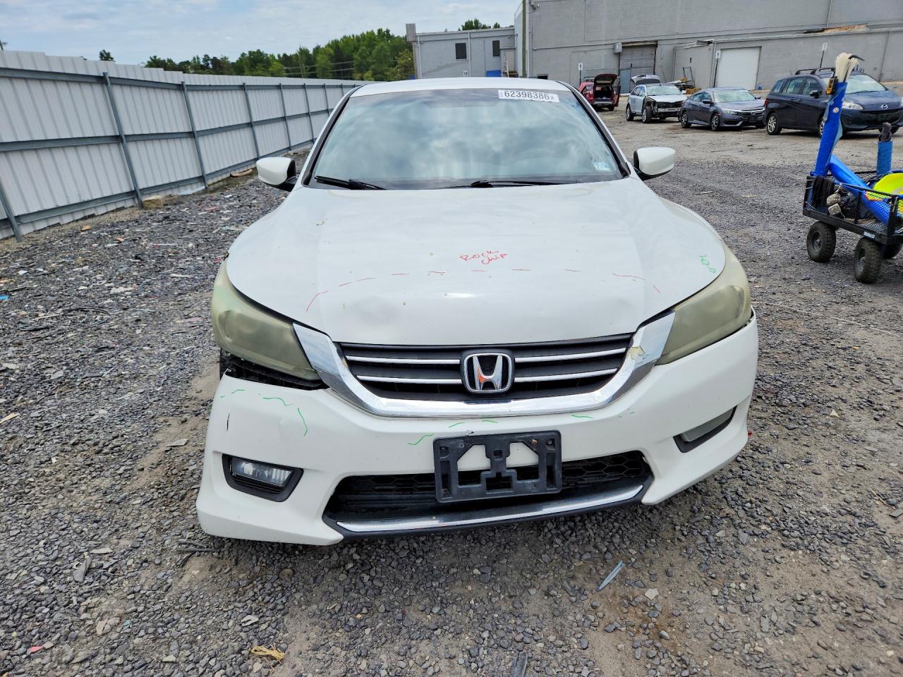 2015 Honda Accord Sport White vin: 1HGCR2F59FA251900