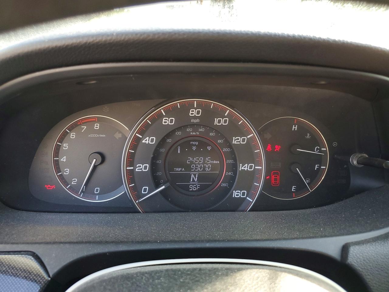 2015 Honda Accord Sport Черный vin: 1HGCR2F59FA263870