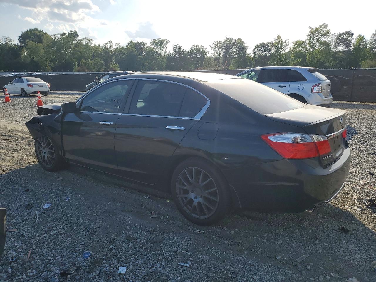 2015 Honda Accord Sport Черный vin: 1HGCR2F59FA263870