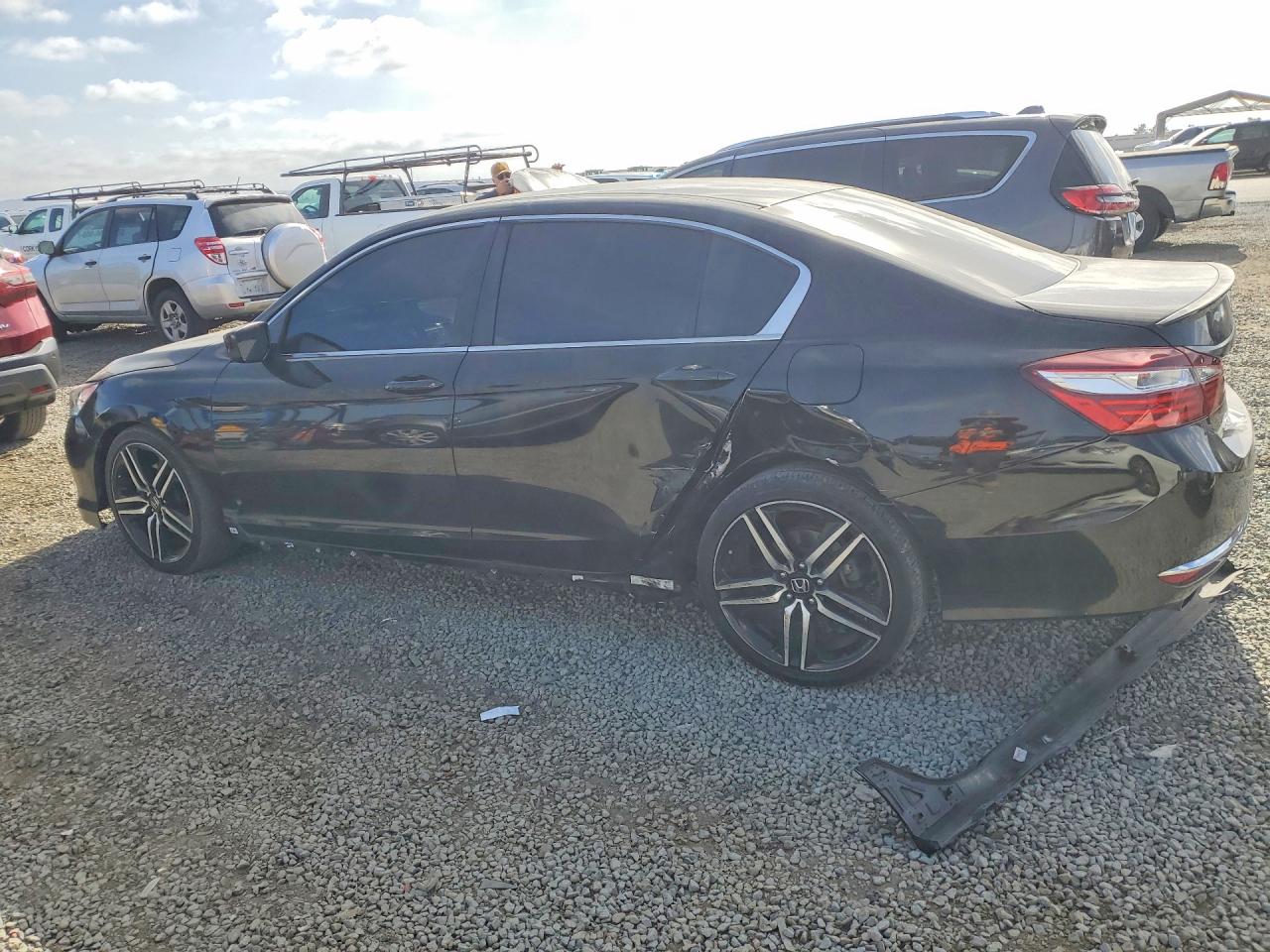 2017 Honda Accord Sport Black vin: 1HGCR2F59HA174366