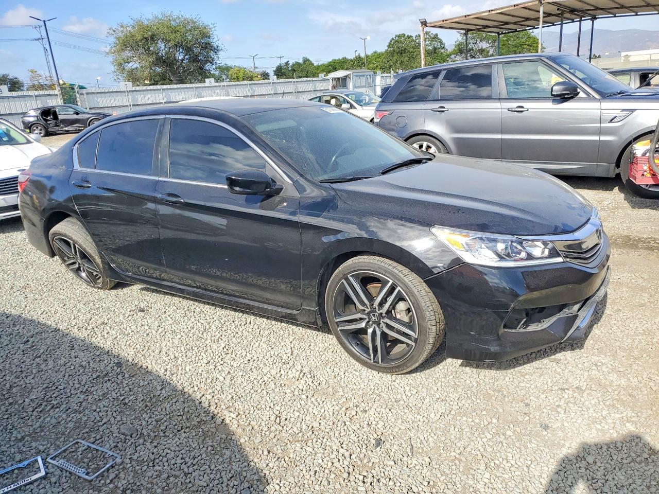 2017 Honda Accord Sport Black vin: 1HGCR2F59HA174366