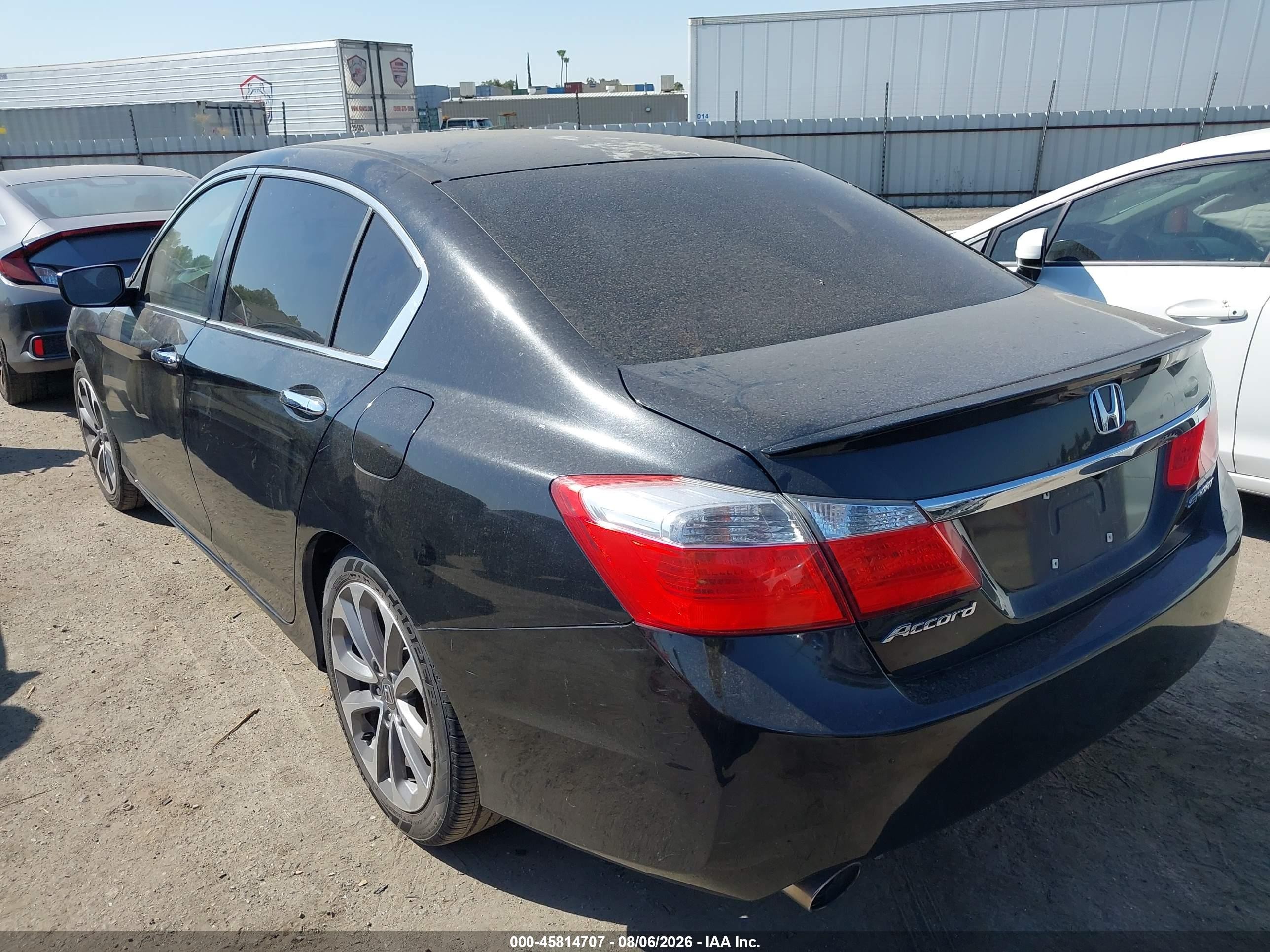 2013 Honda Accord Sport Black vin: 1HGCR2F5XDA012563