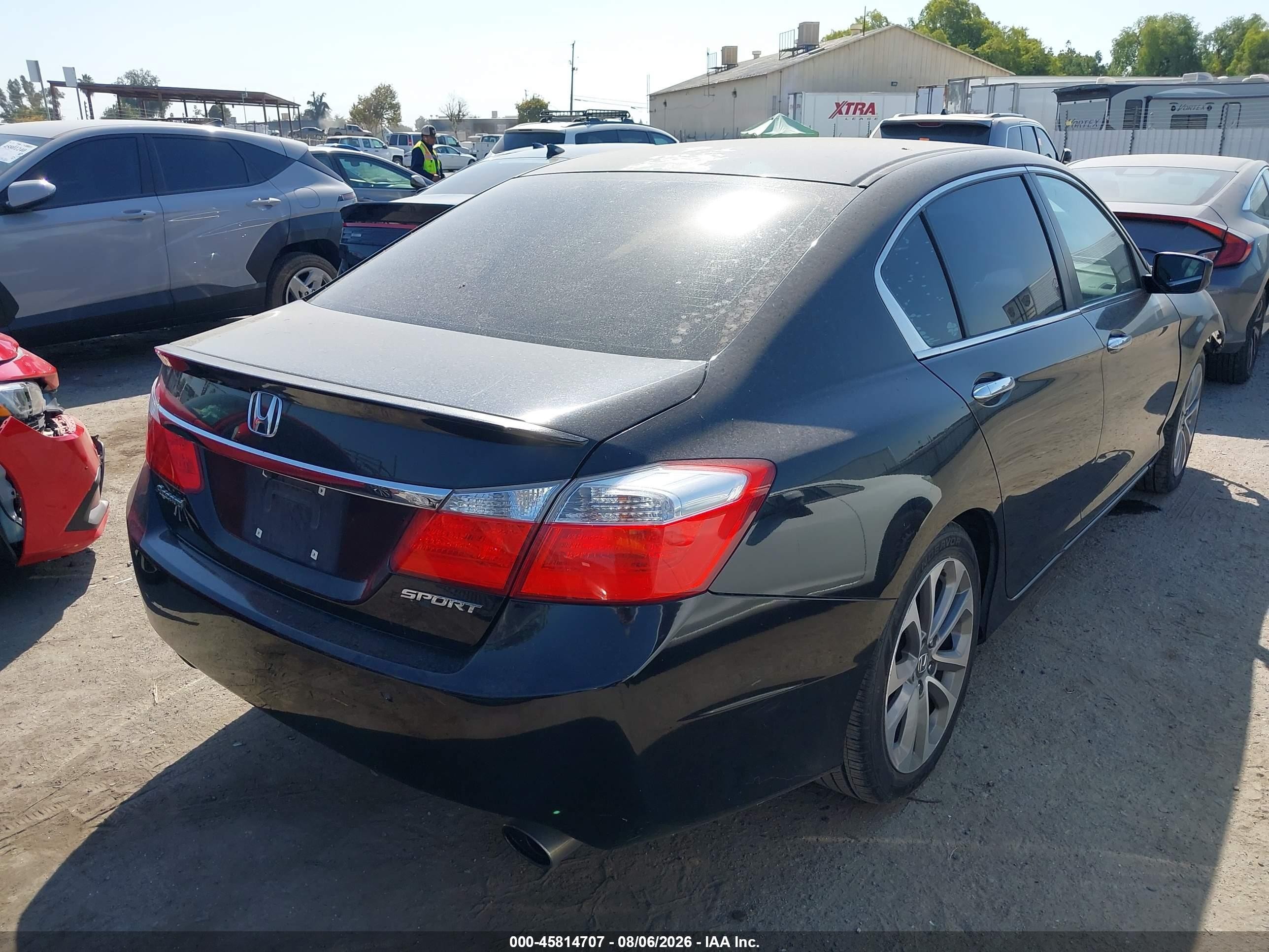 2013 Honda Accord Sport Black vin: 1HGCR2F5XDA012563