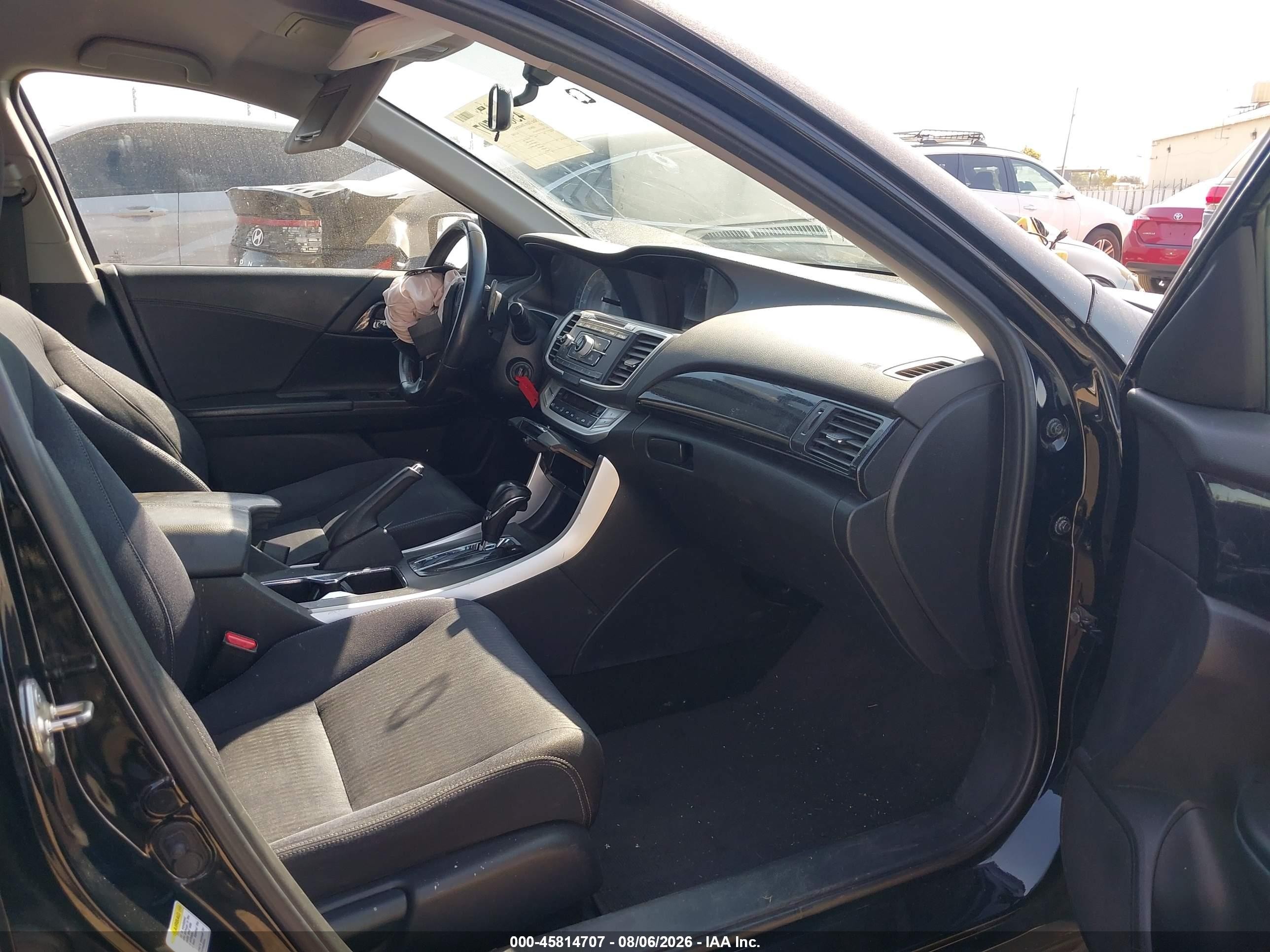 2013 Honda Accord Sport Black vin: 1HGCR2F5XDA012563