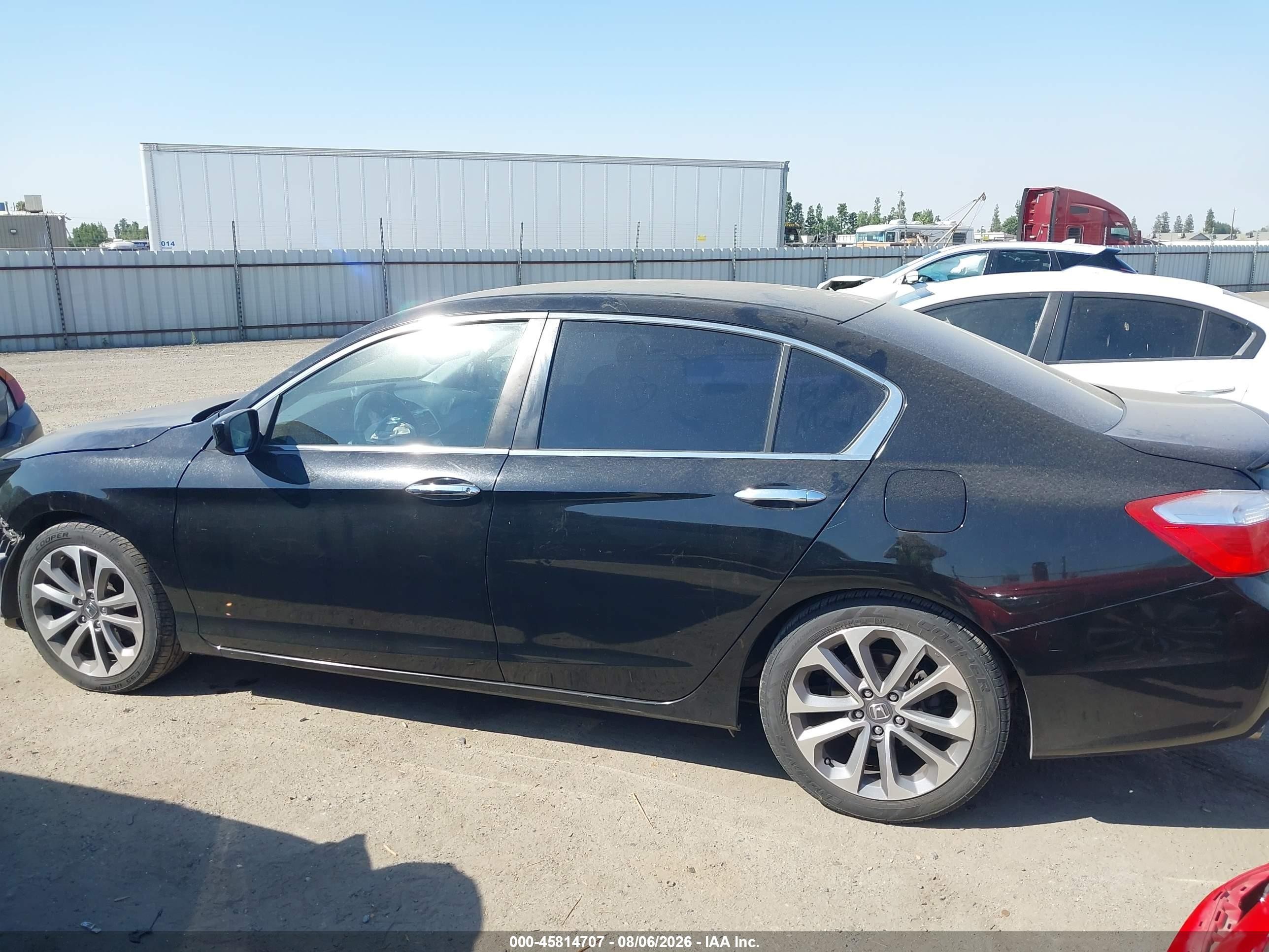 2013 Honda Accord Sport Black vin: 1HGCR2F5XDA012563