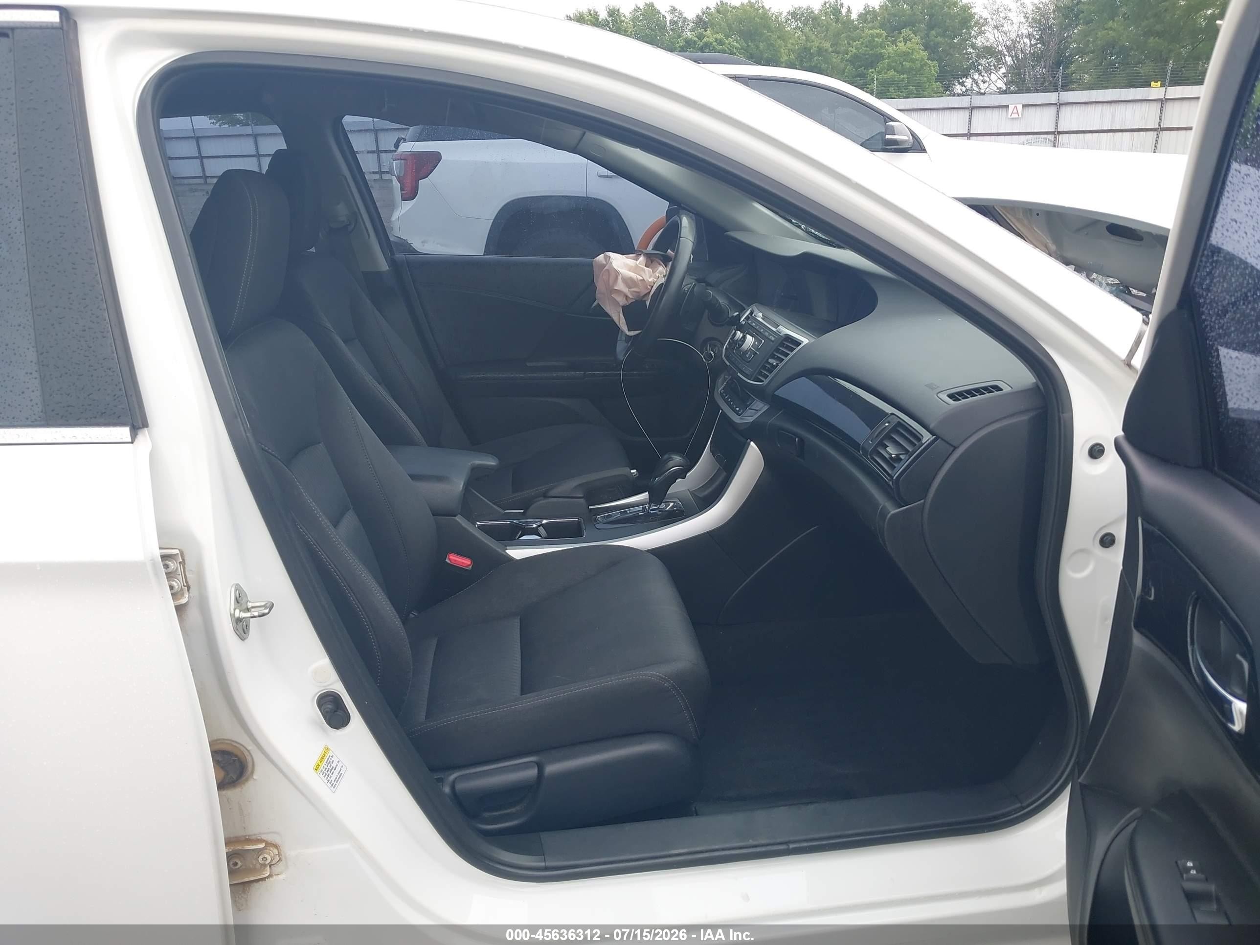 2013 Honda Accord Sport White vin: 1HGCR2F5XDA045112