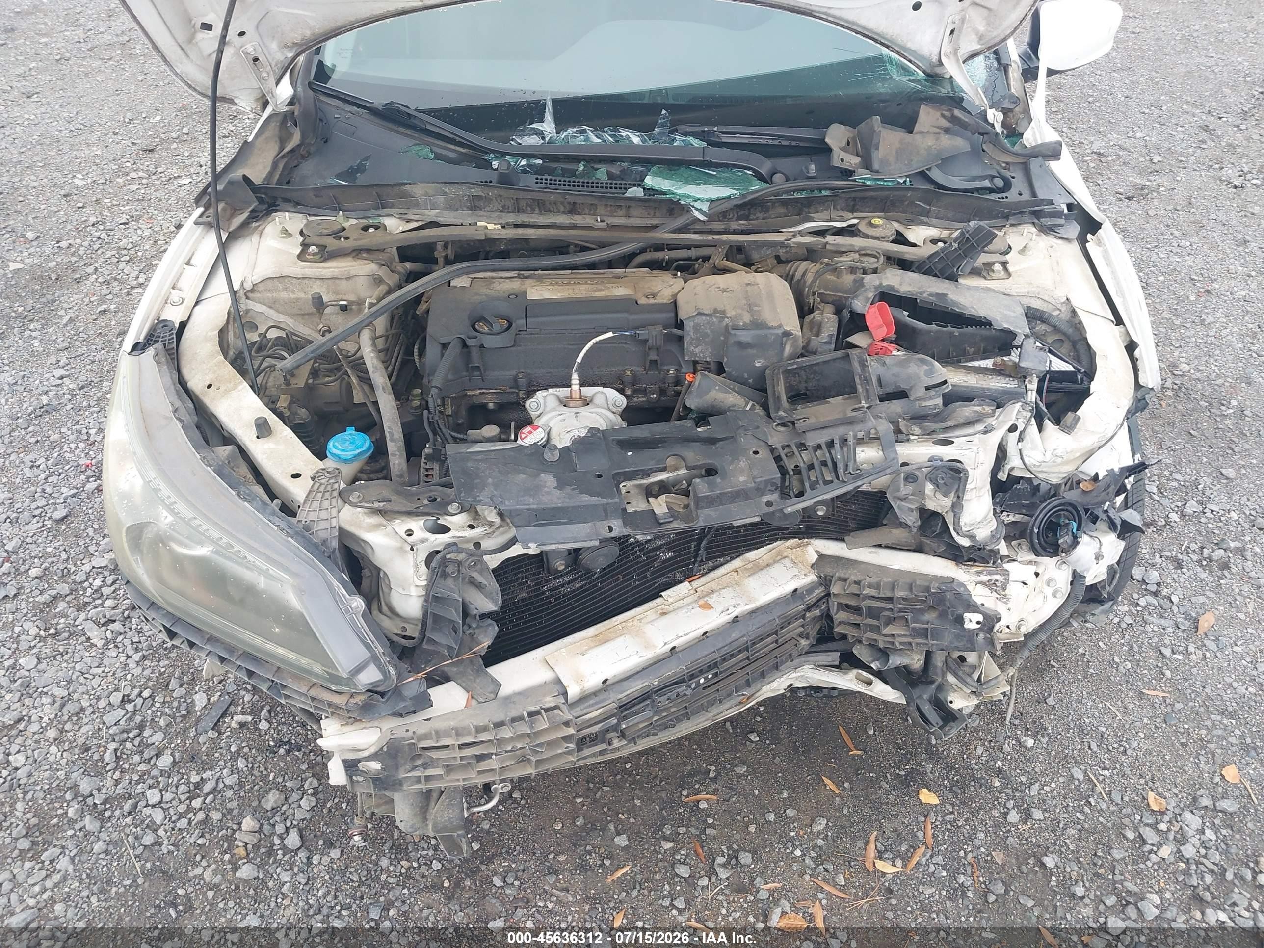 2013 Honda Accord Sport White vin: 1HGCR2F5XDA045112