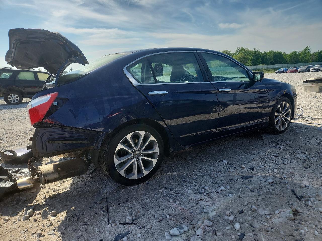 2013 Honda Accord Sport Blue vin: 1HGCR2F5XDA066249