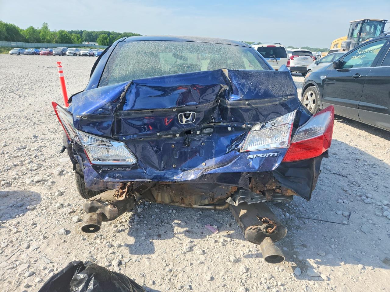 2013 Honda Accord Sport Blue vin: 1HGCR2F5XDA066249
